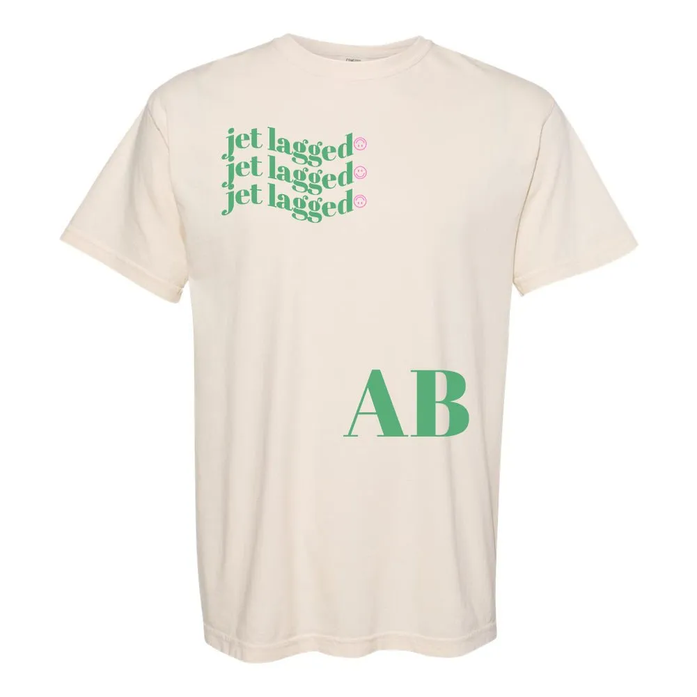 Initialed 'Jet Lagged' T-Shirt