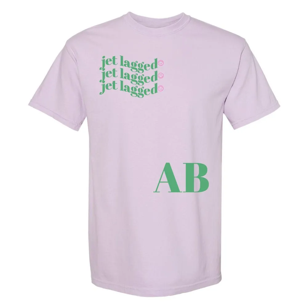 Initialed 'Jet Lagged' T-Shirt