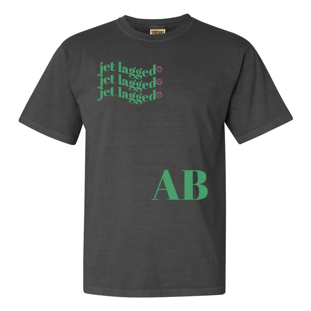 Initialed 'Jet Lagged' T-Shirt