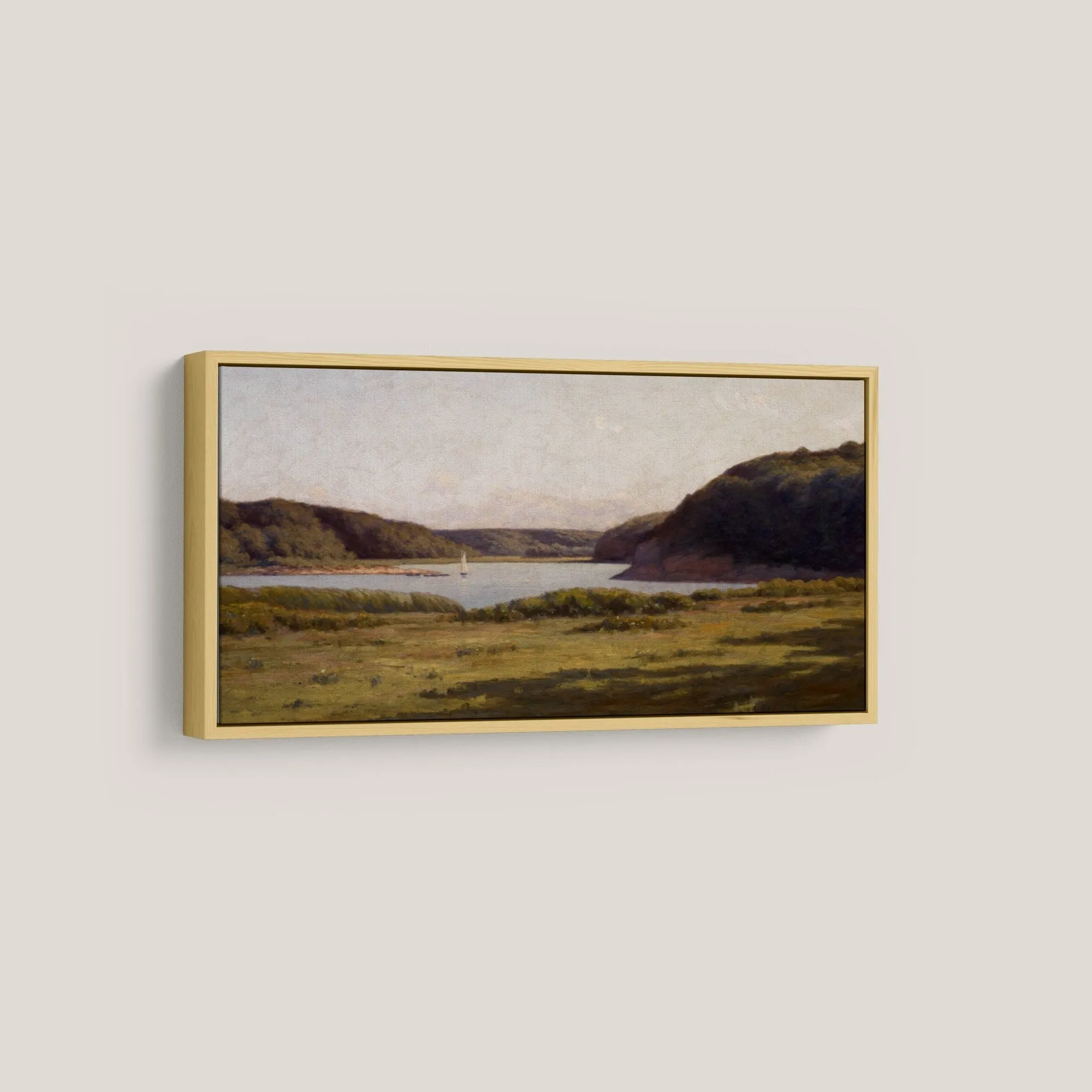 Inlet Gloucester Harbor - Vintage Horizontal Wall Art