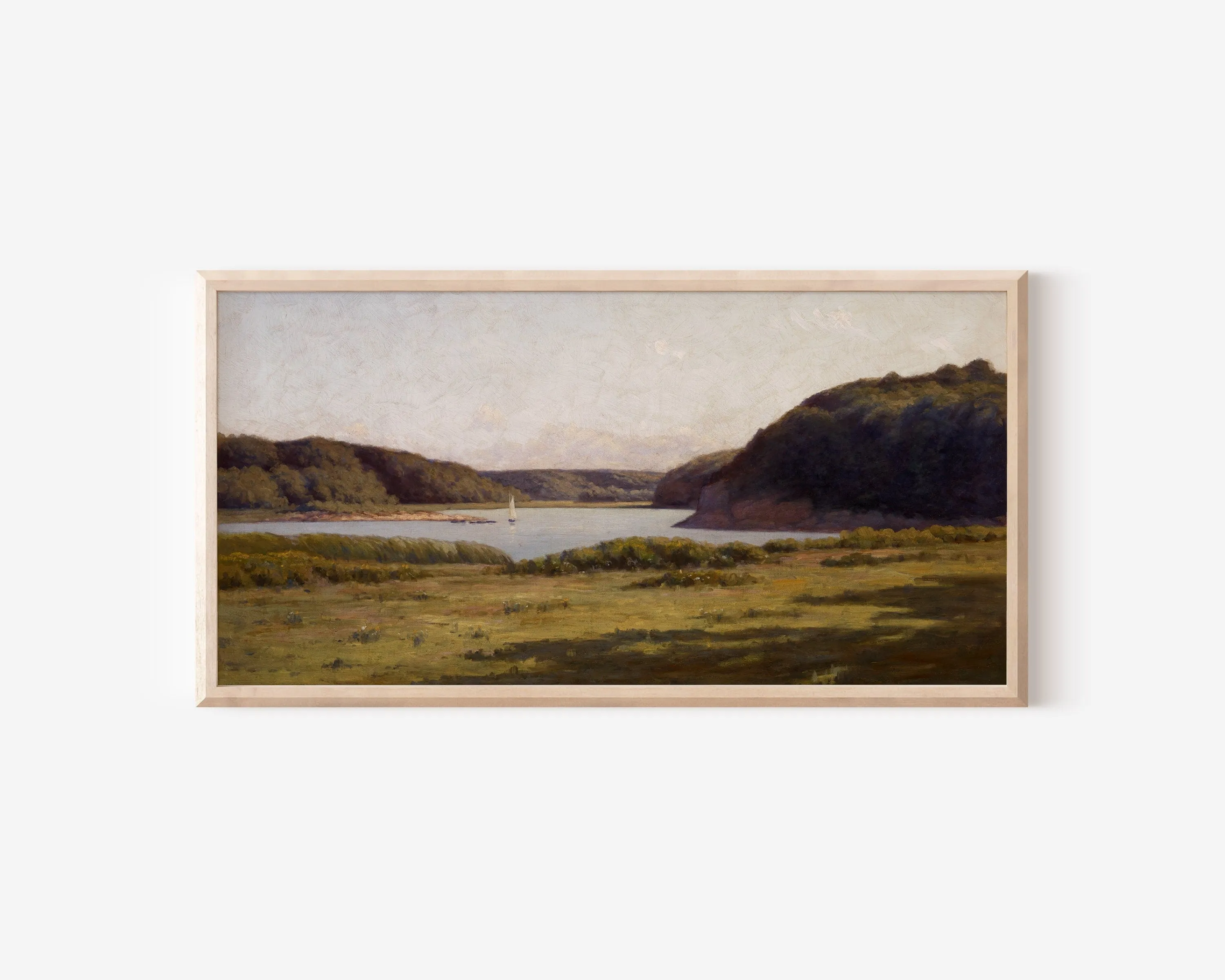 Inlet Gloucester Harbor - Vintage Horizontal Wall Art