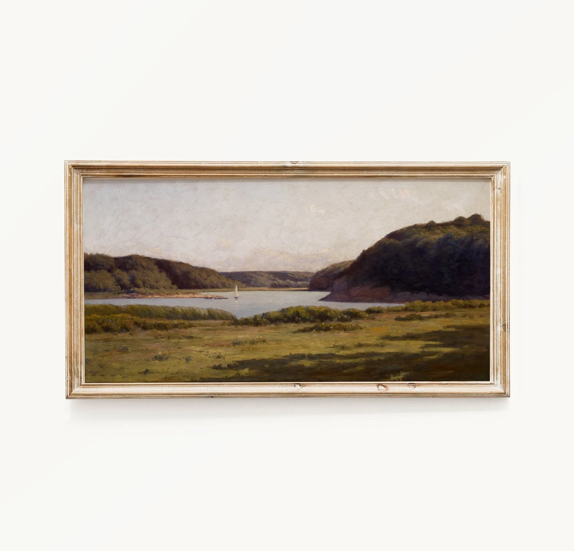 Inlet Gloucester Harbor - Vintage Horizontal Wall Art