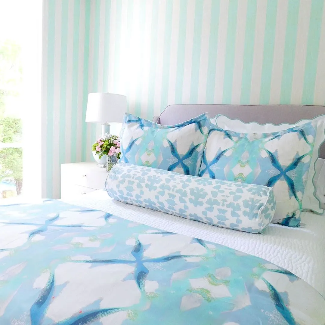 Jasmine Blue Duvet Cover