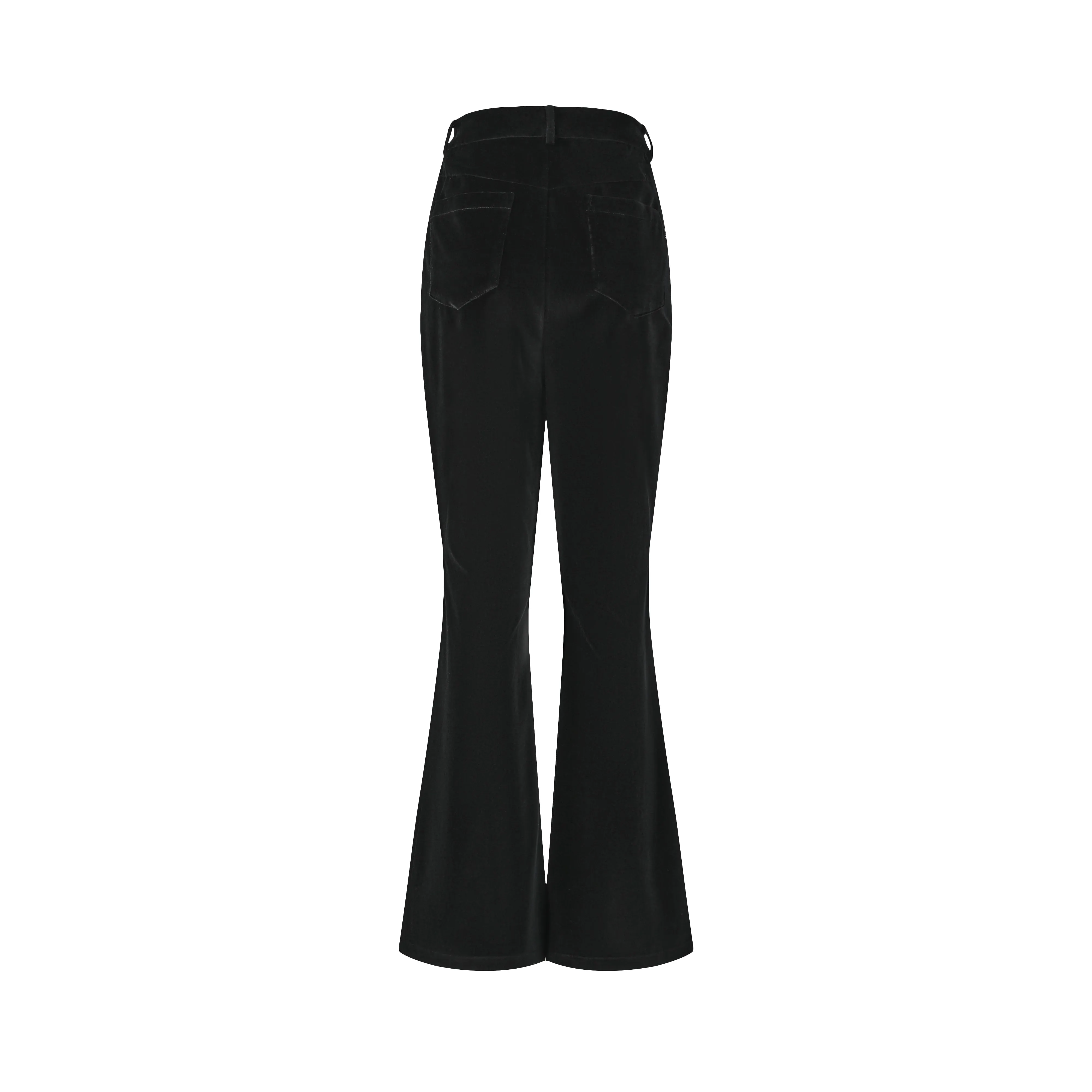 Jenner Velvet High Waist Flared Jeans