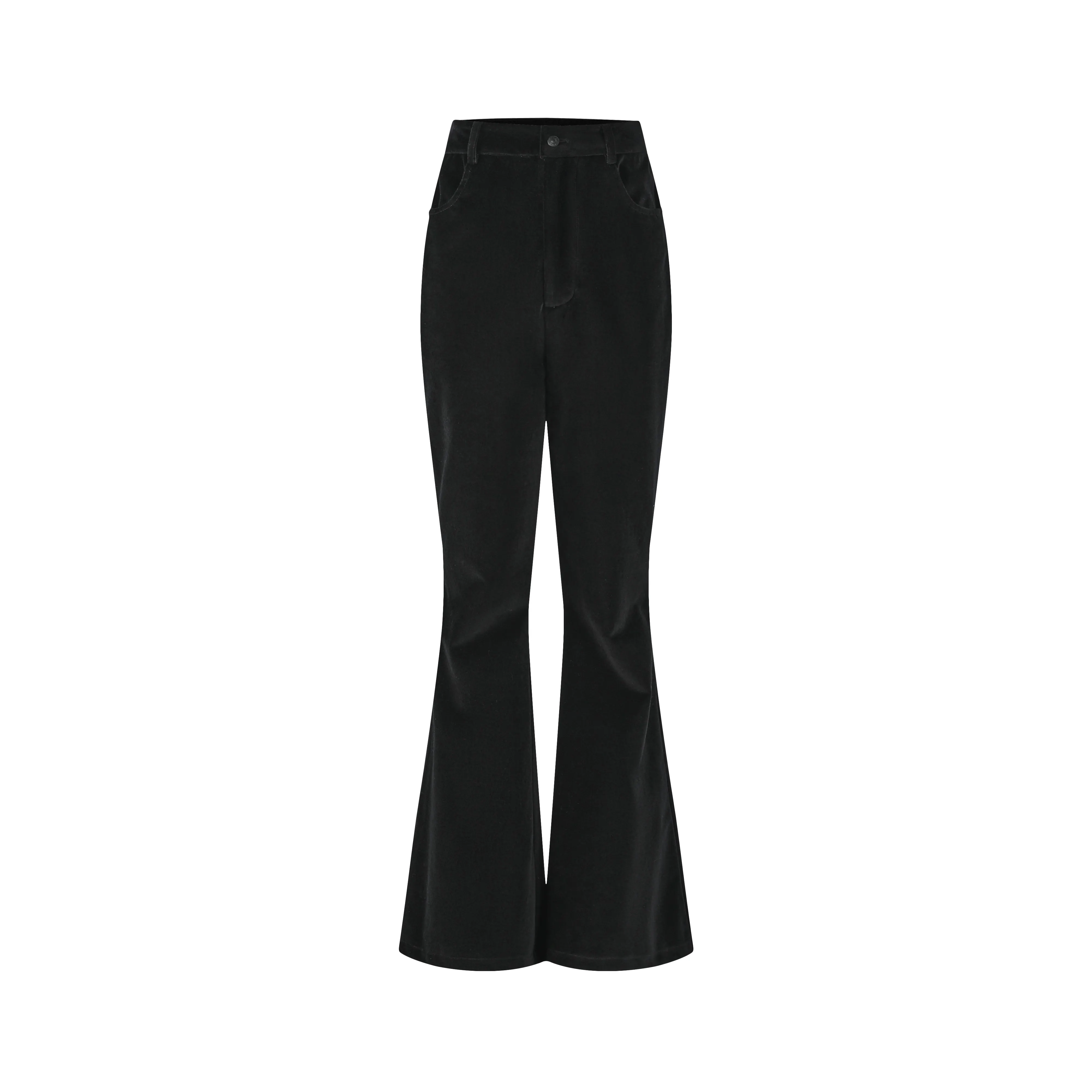 Jenner Velvet High Waist Flared Jeans