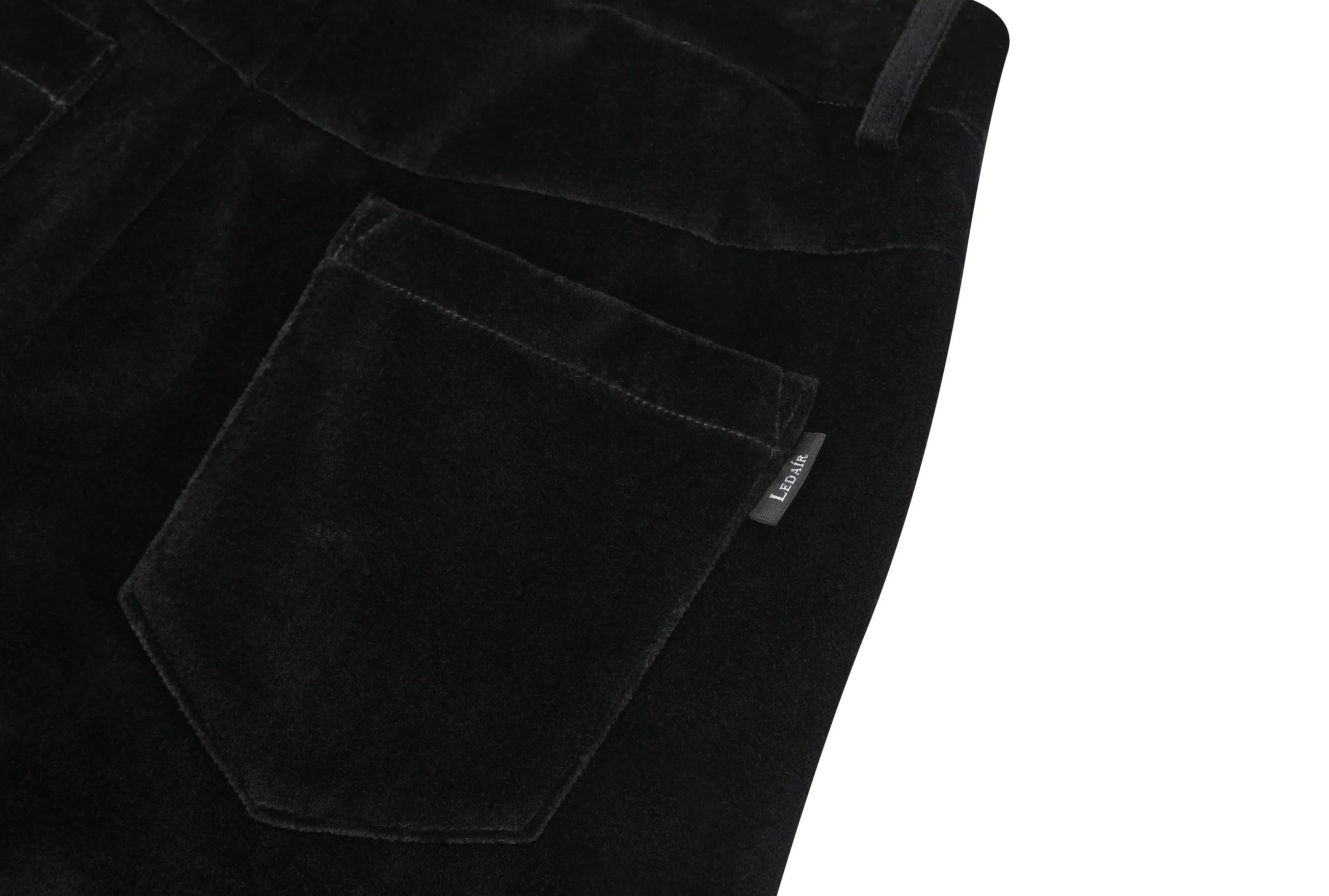 Jenner Velvet High Waist Flared Jeans