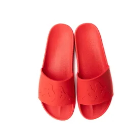 Kappa Authentic Caius 2 Slides - Red MD Coral