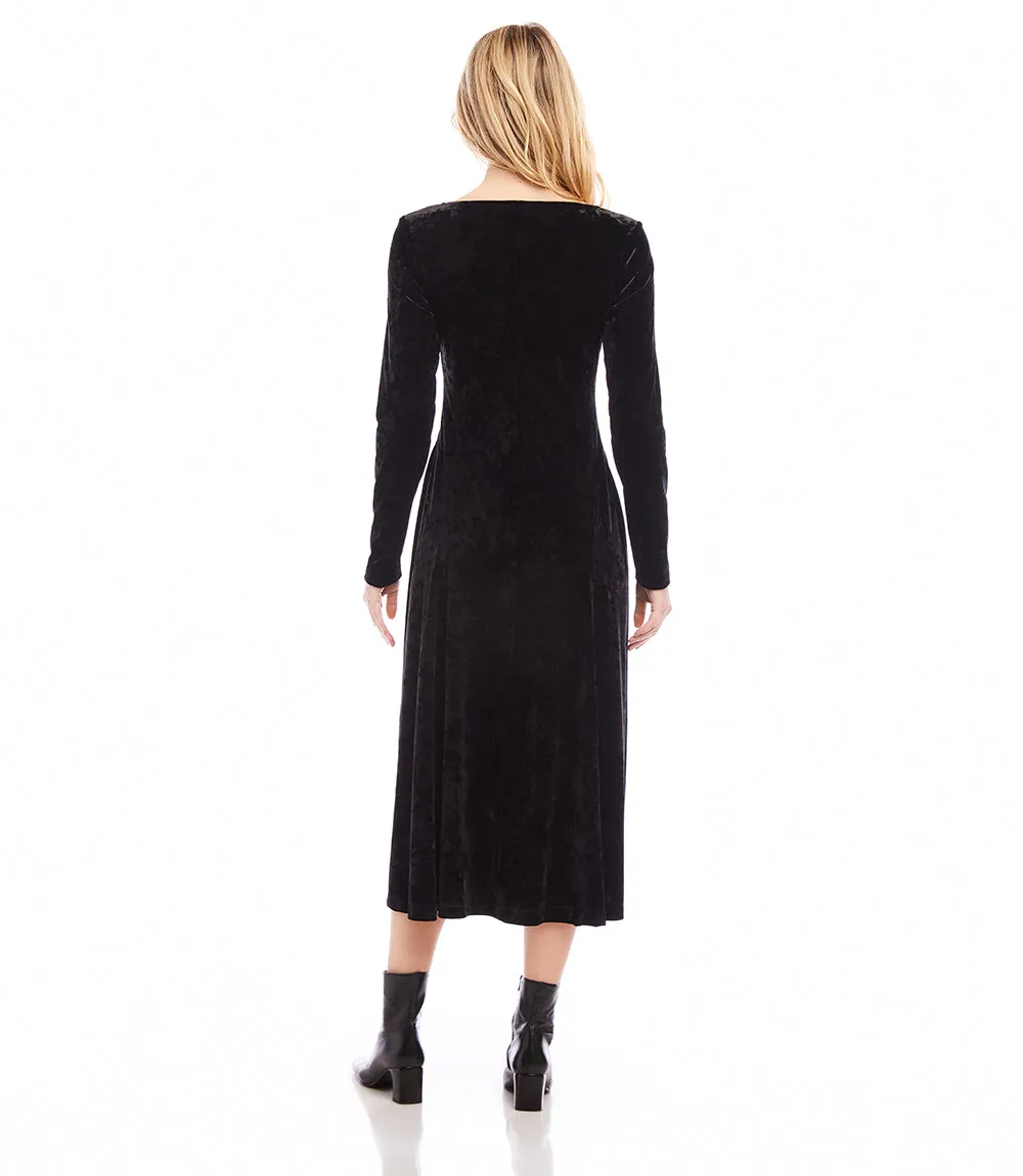 Kate Velvet Midi Dress