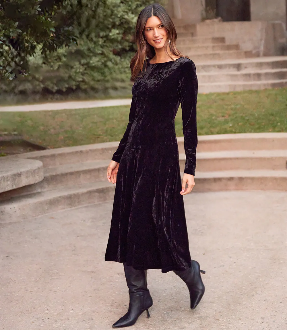 Kate Velvet Midi Dress