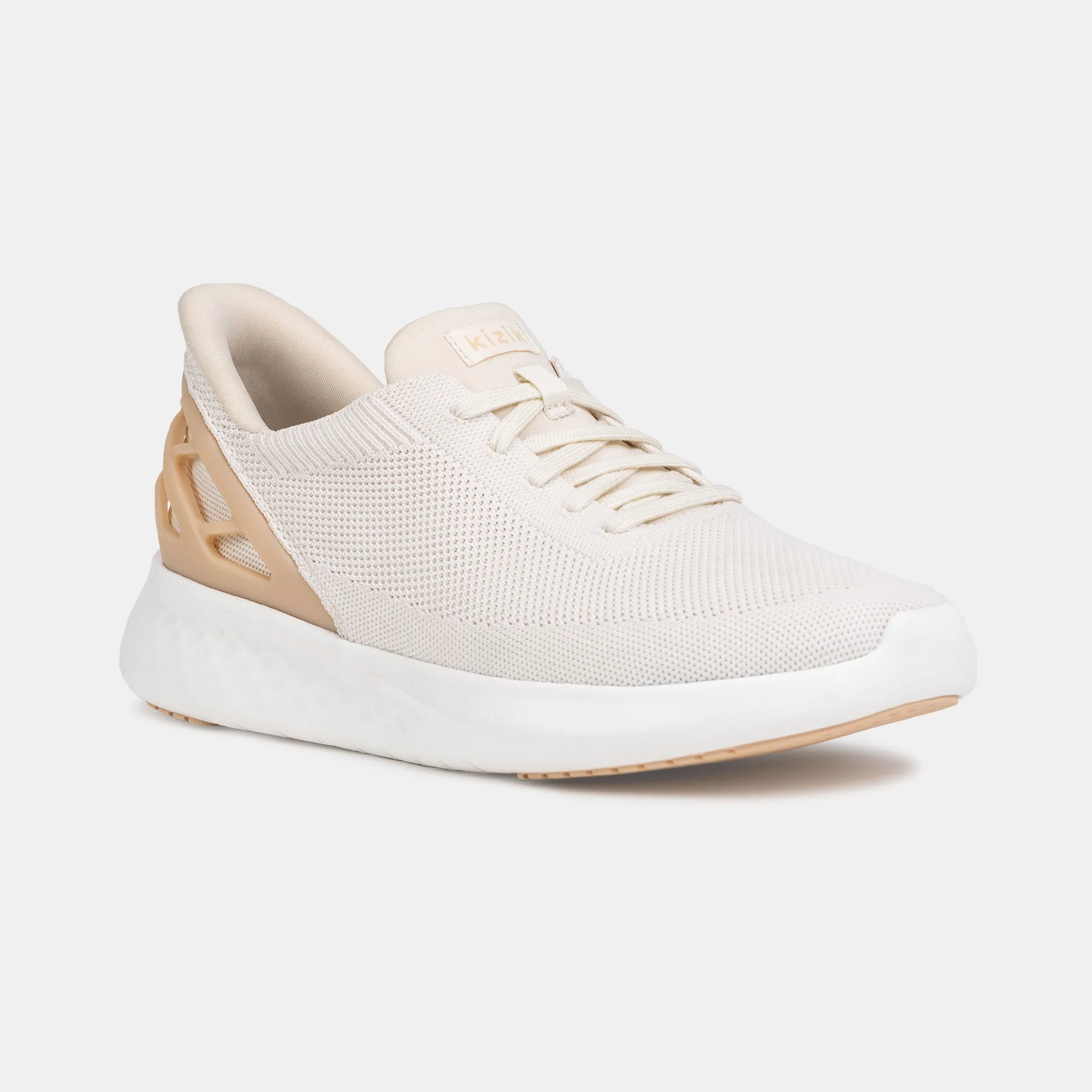 Kizik Athens White Cream Hands Free Slip On