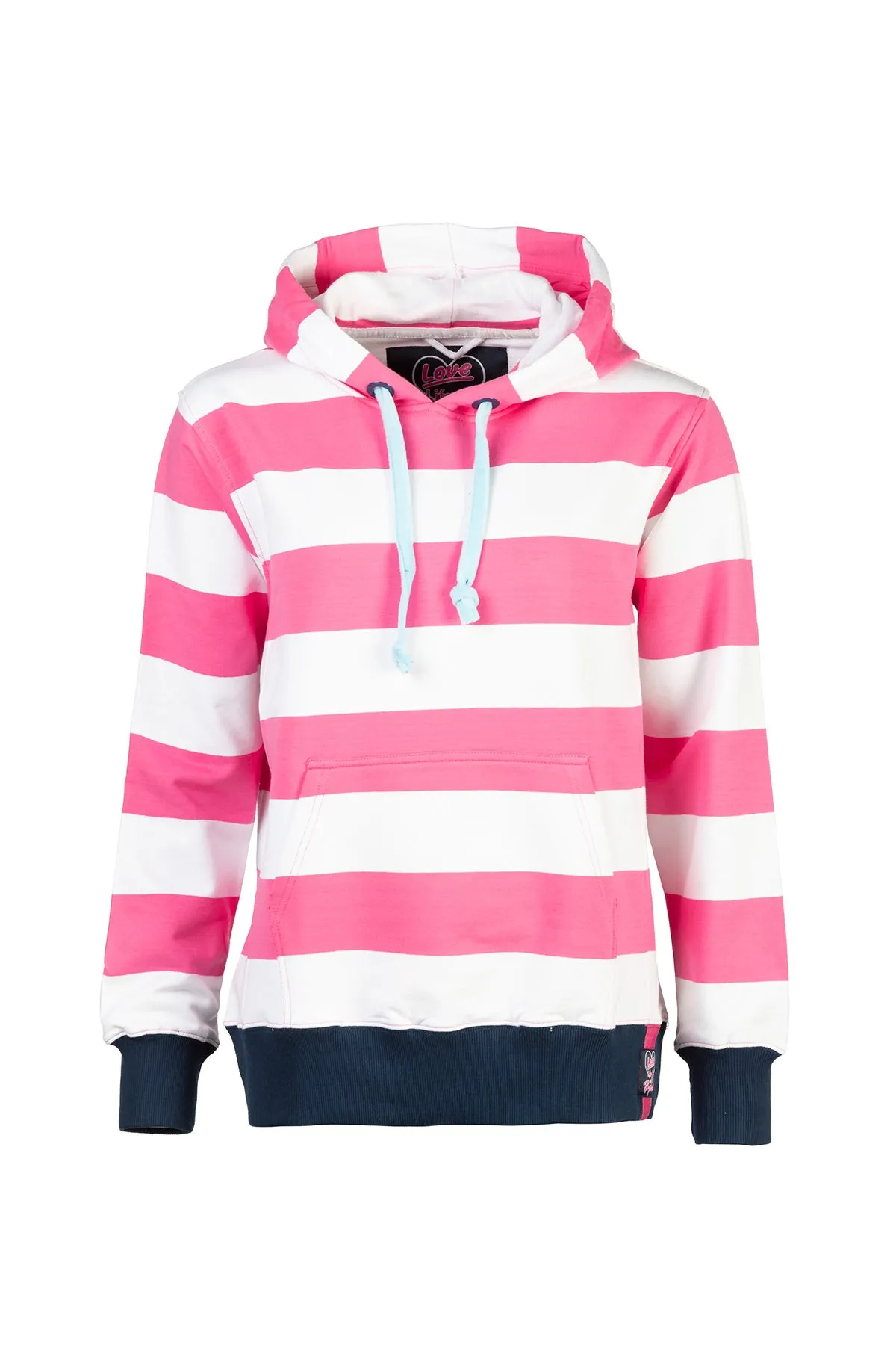 Ladies Rydale Wide Stripe Hoody