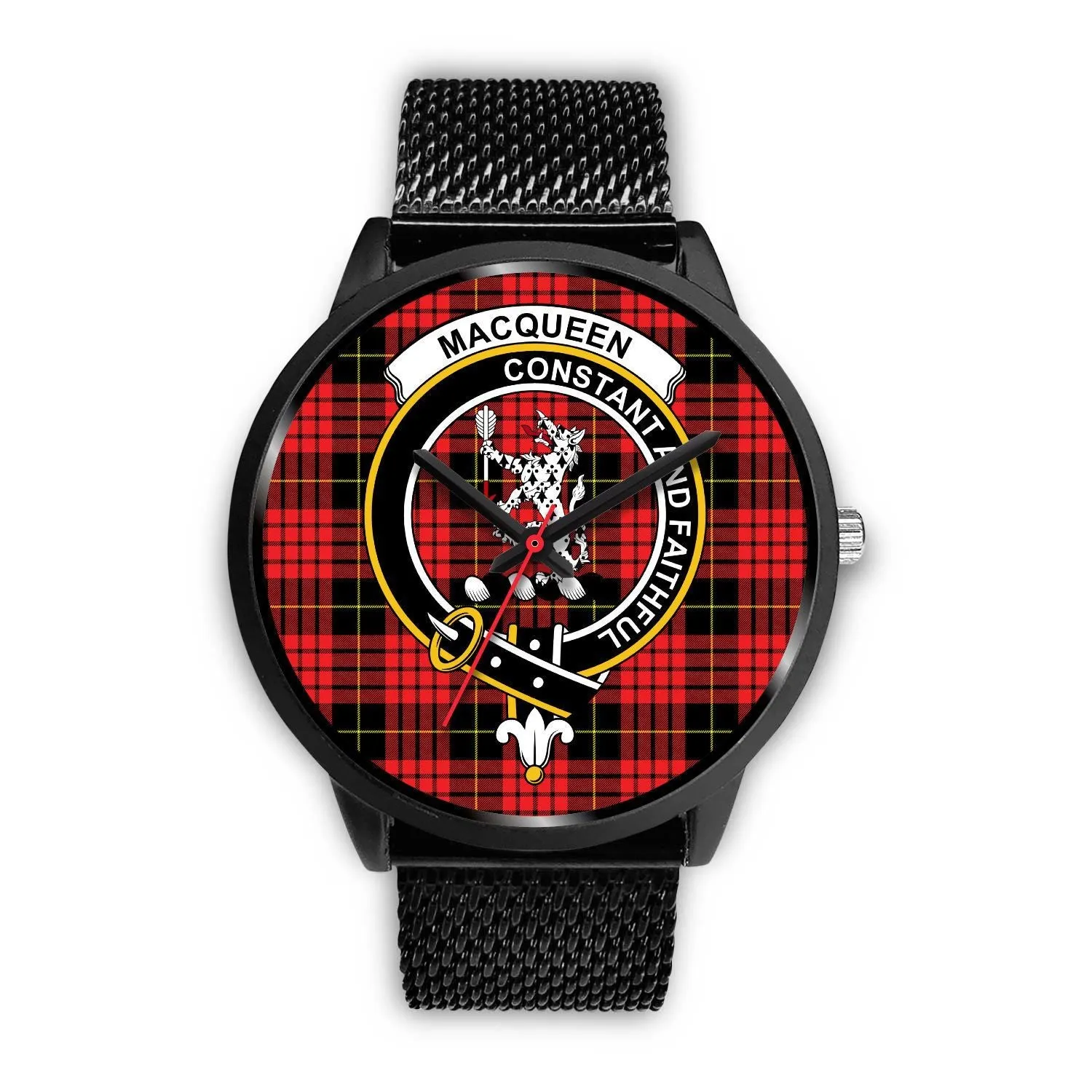 MacQueen Modern Clan Badge Tartan Black Watch