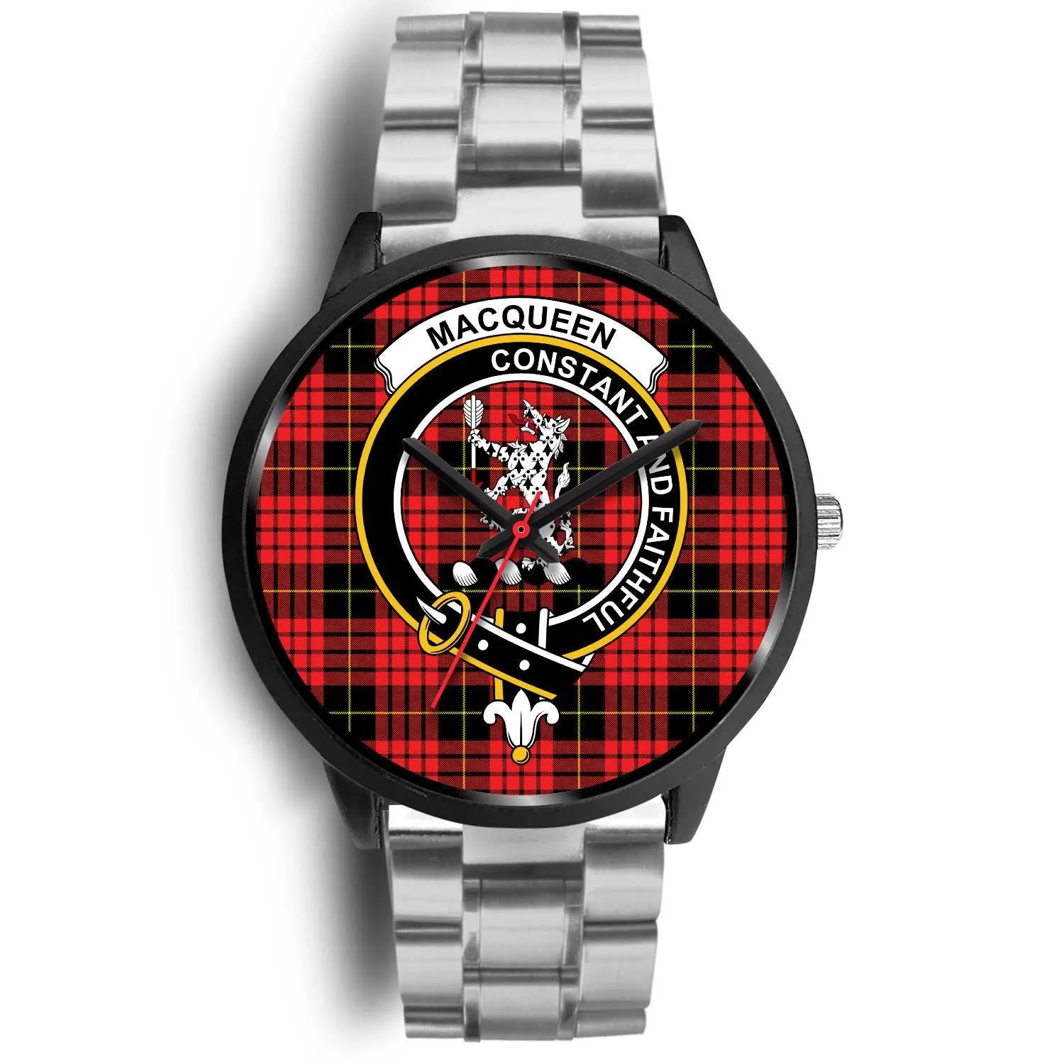 MacQueen Modern Clan Badge Tartan Black Watch