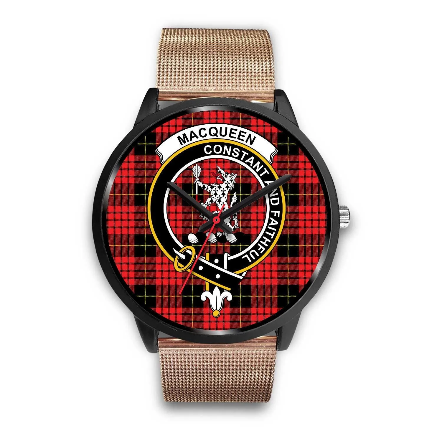 MacQueen Modern Clan Badge Tartan Black Watch