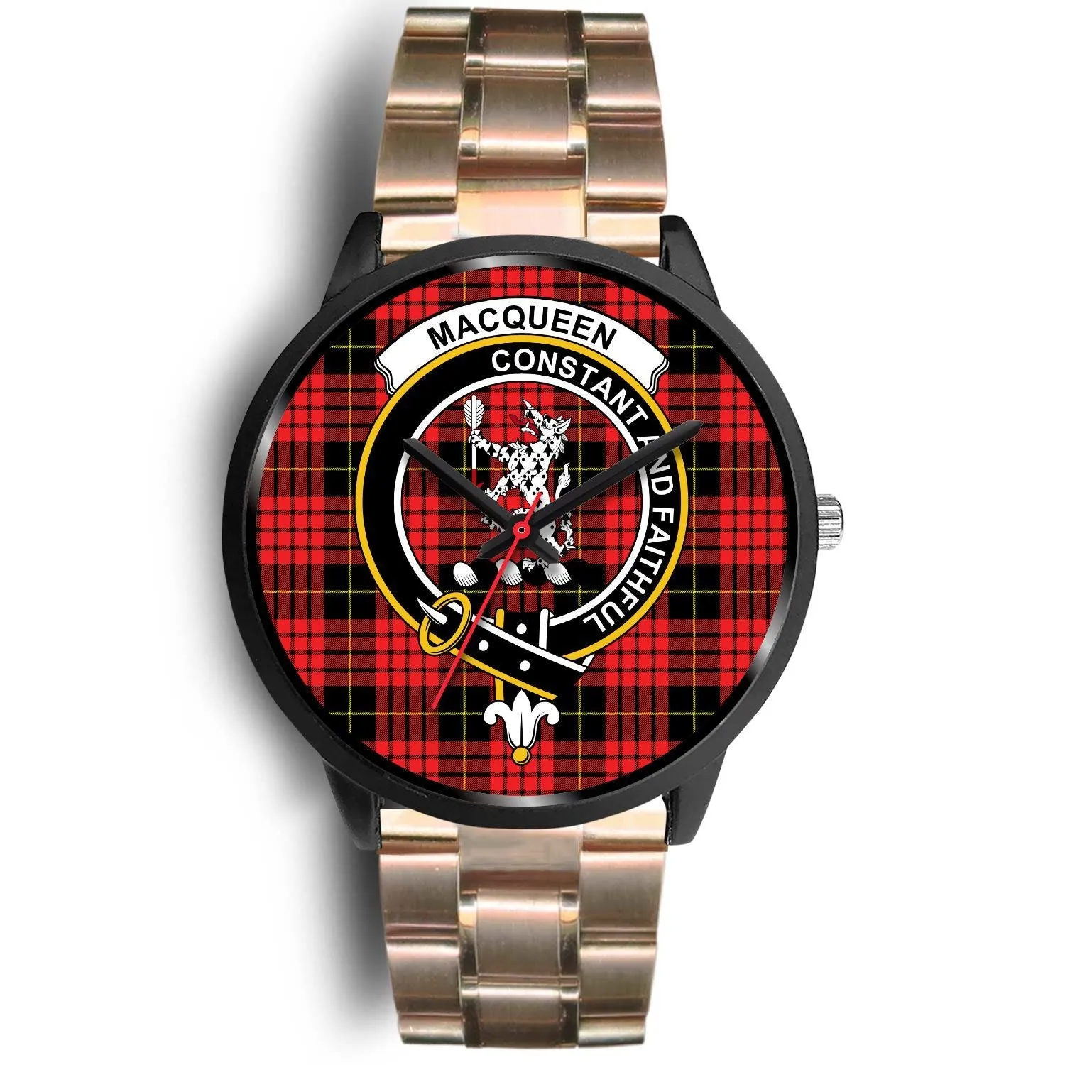 MacQueen Modern Clan Badge Tartan Black Watch