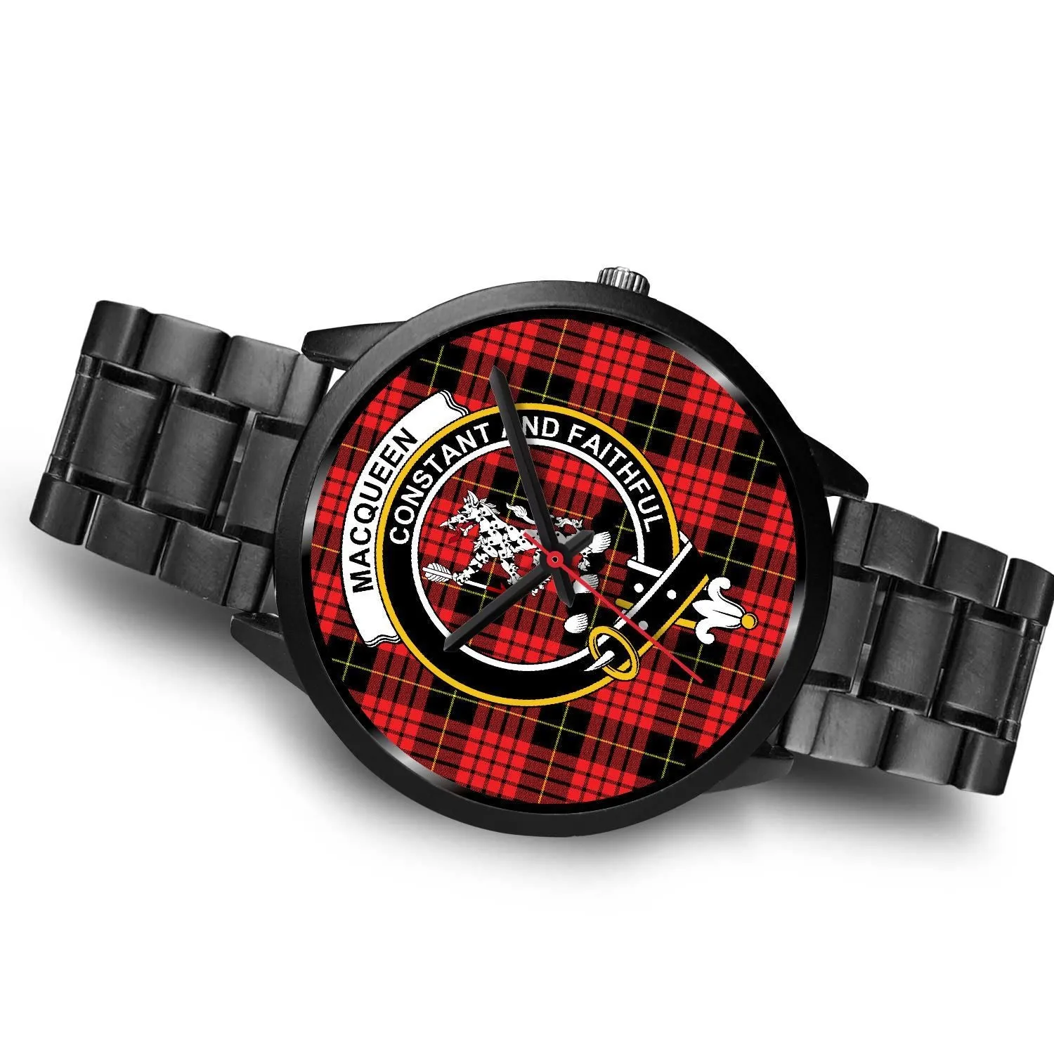 MacQueen Modern Clan Badge Tartan Black Watch