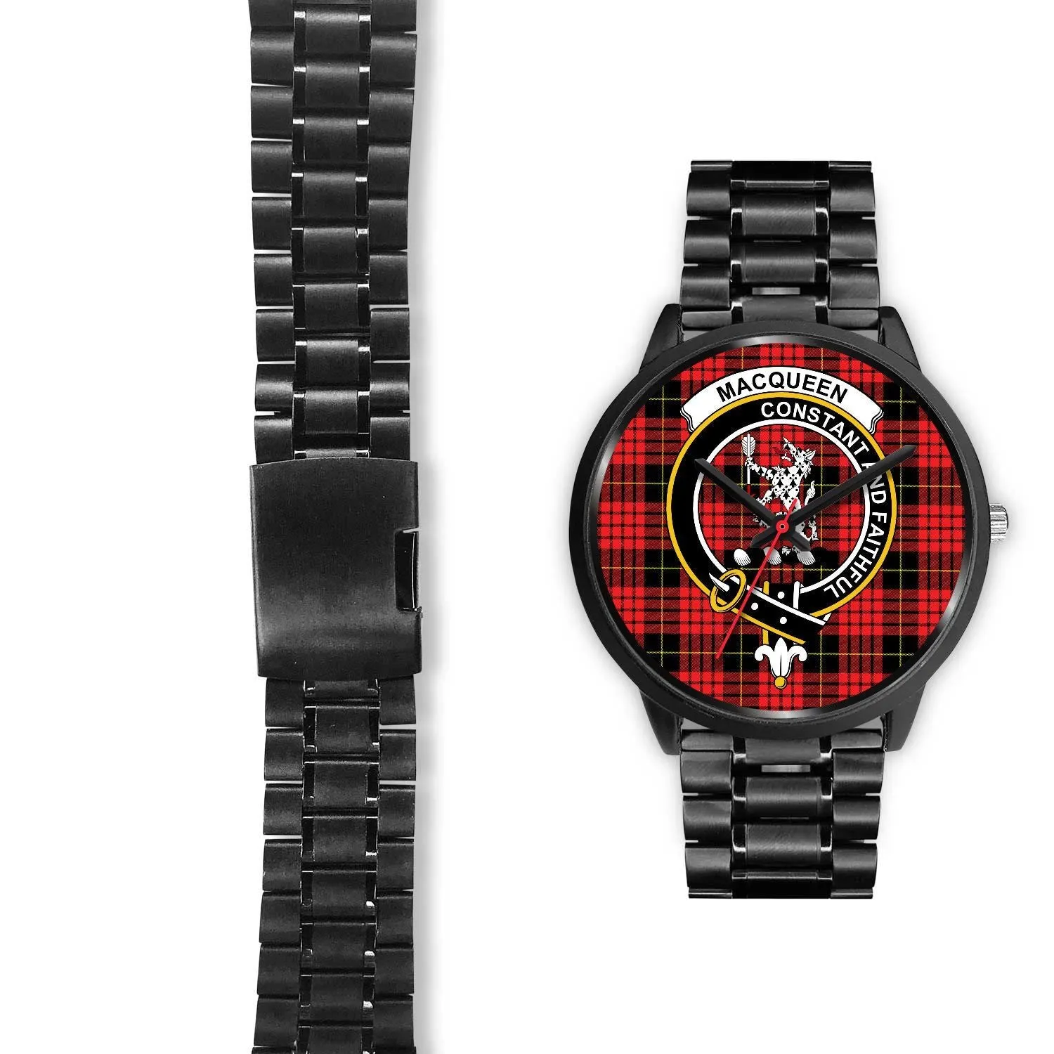 MacQueen Modern Clan Badge Tartan Black Watch