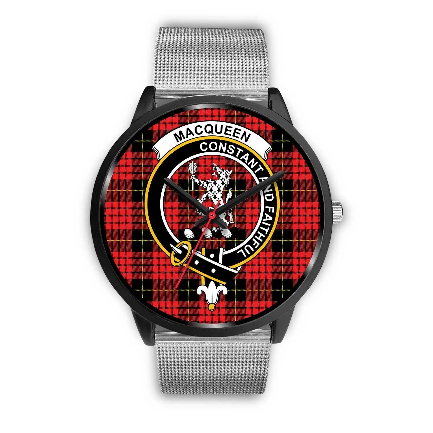 MacQueen Modern Clan Badge Tartan Black Watch