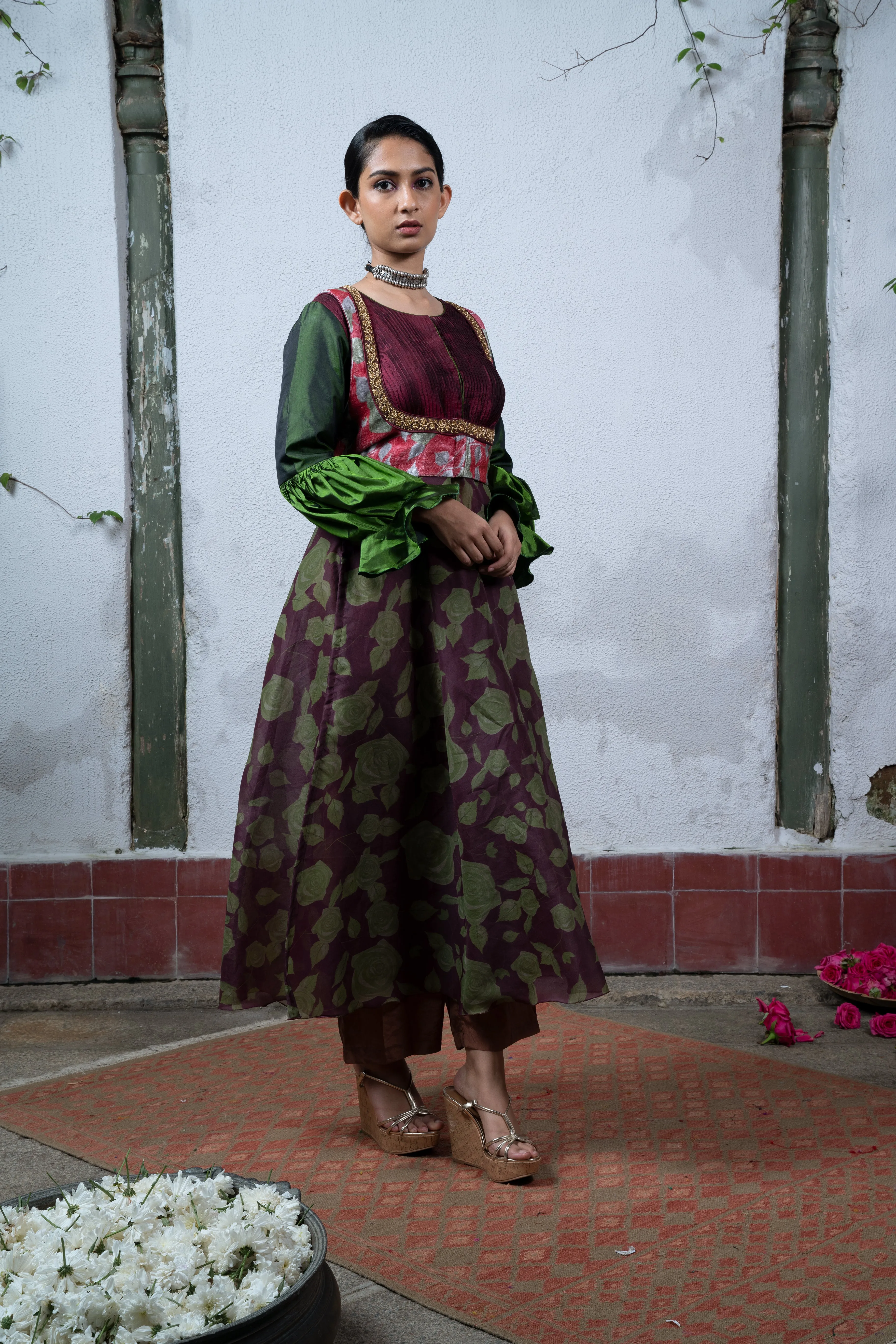 Maroon Salwar