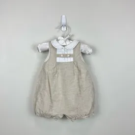 Mayoral Baby Linen Blend Romper 2-4 Months NWOT