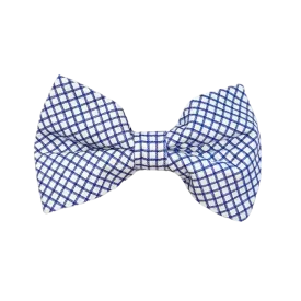 Mens Bowentie – Battery Blue Windowpane