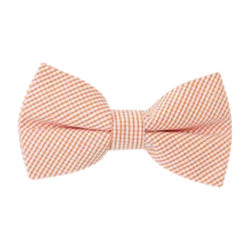 Mens Bowentie – Oyster Point Orange Gingham