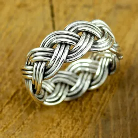 Men's Heavy Handcrafted 925 Sterling Silver Ring