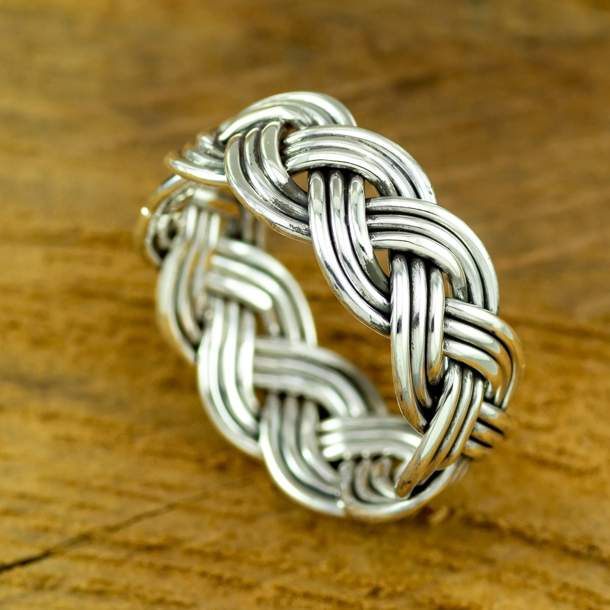 Men's Heavy Handcrafted 925 Sterling Silver Ring