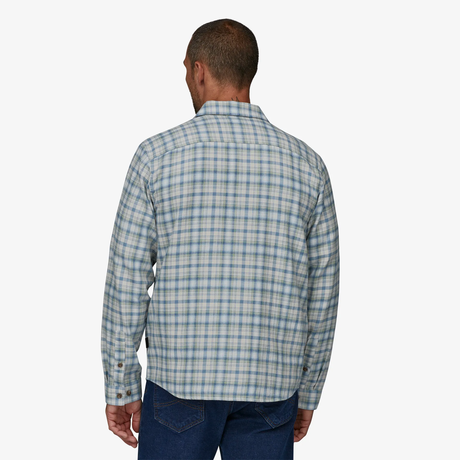 Men's Long-Sleeved Cotton in Conversion Lightweight Fjord Flannel Shirt