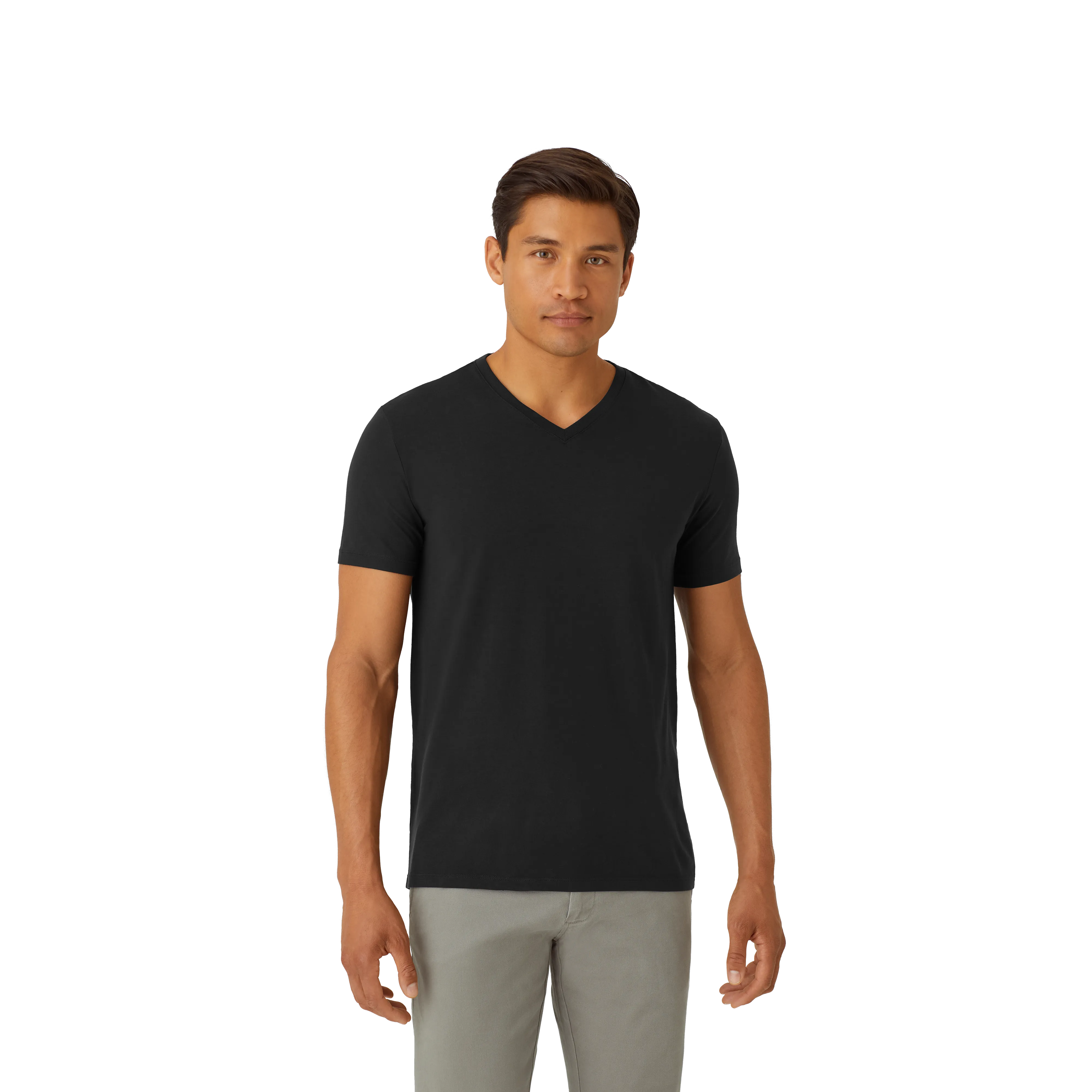 Men's Pima Cotton V-Neck T-Shirt 3-Pack