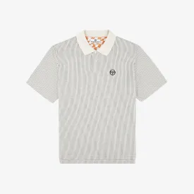 mens sergio tacchini cialda s/s polo (gardenia)