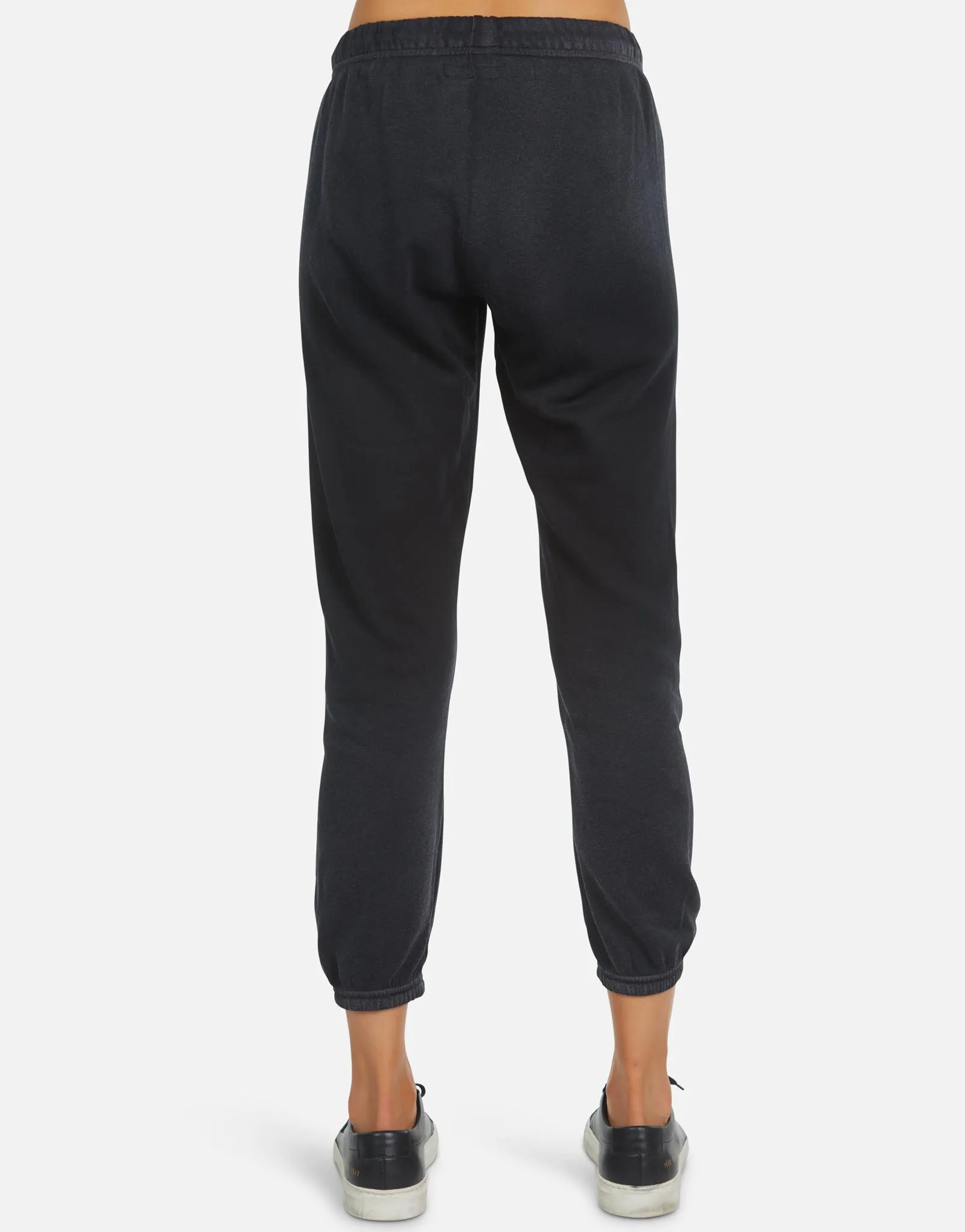 Nate LE Black Ombre Crop Sweatpant