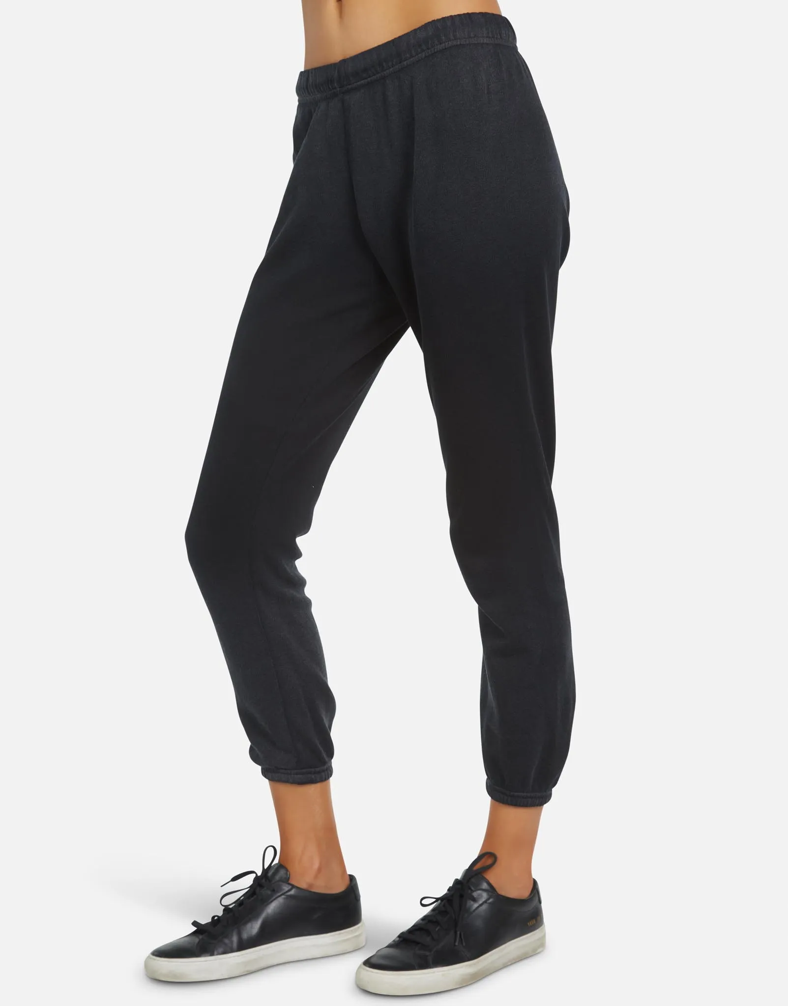 Nate LE Black Ombre Crop Sweatpant