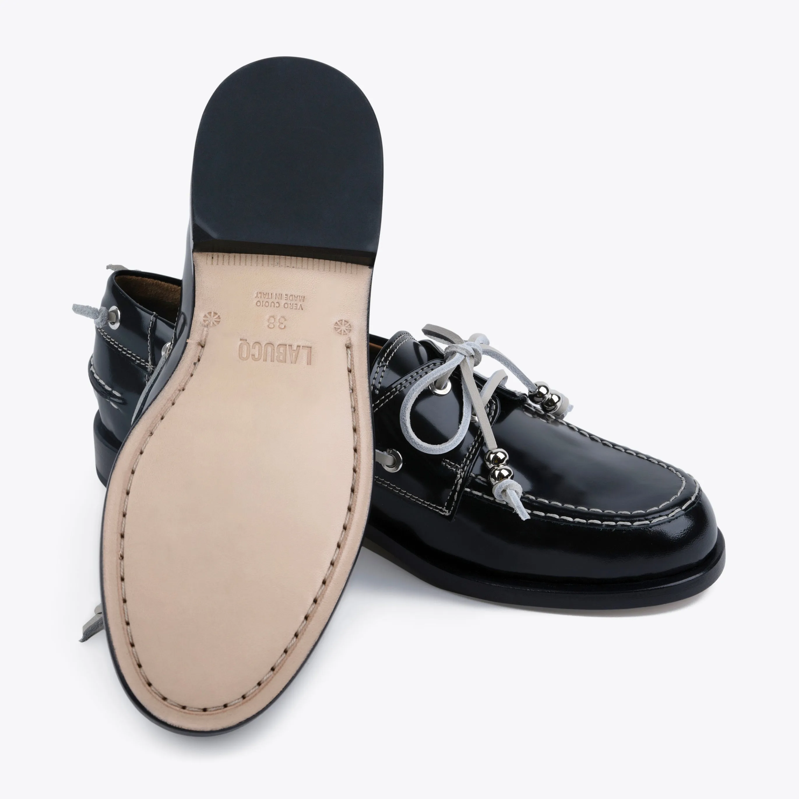 Nelson Boat Shoe Black