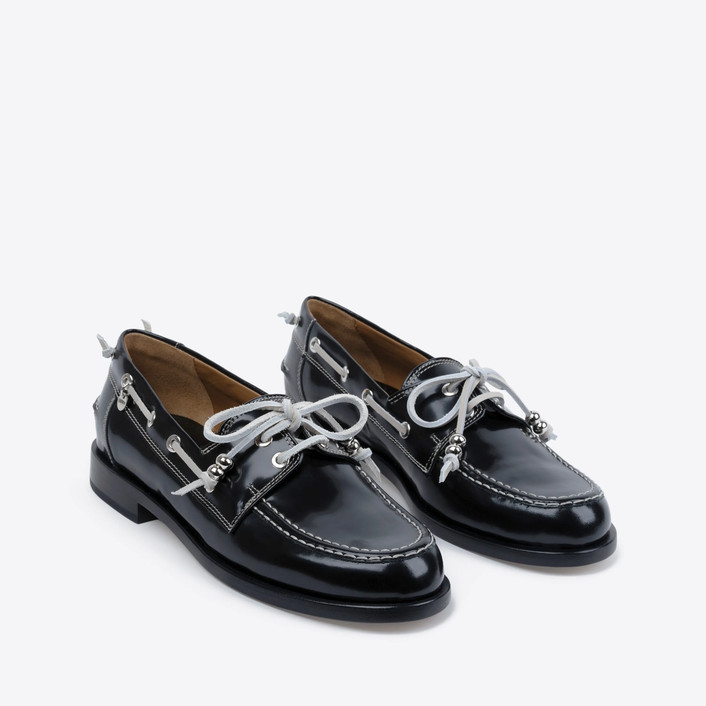 Nelson Boat Shoe Black