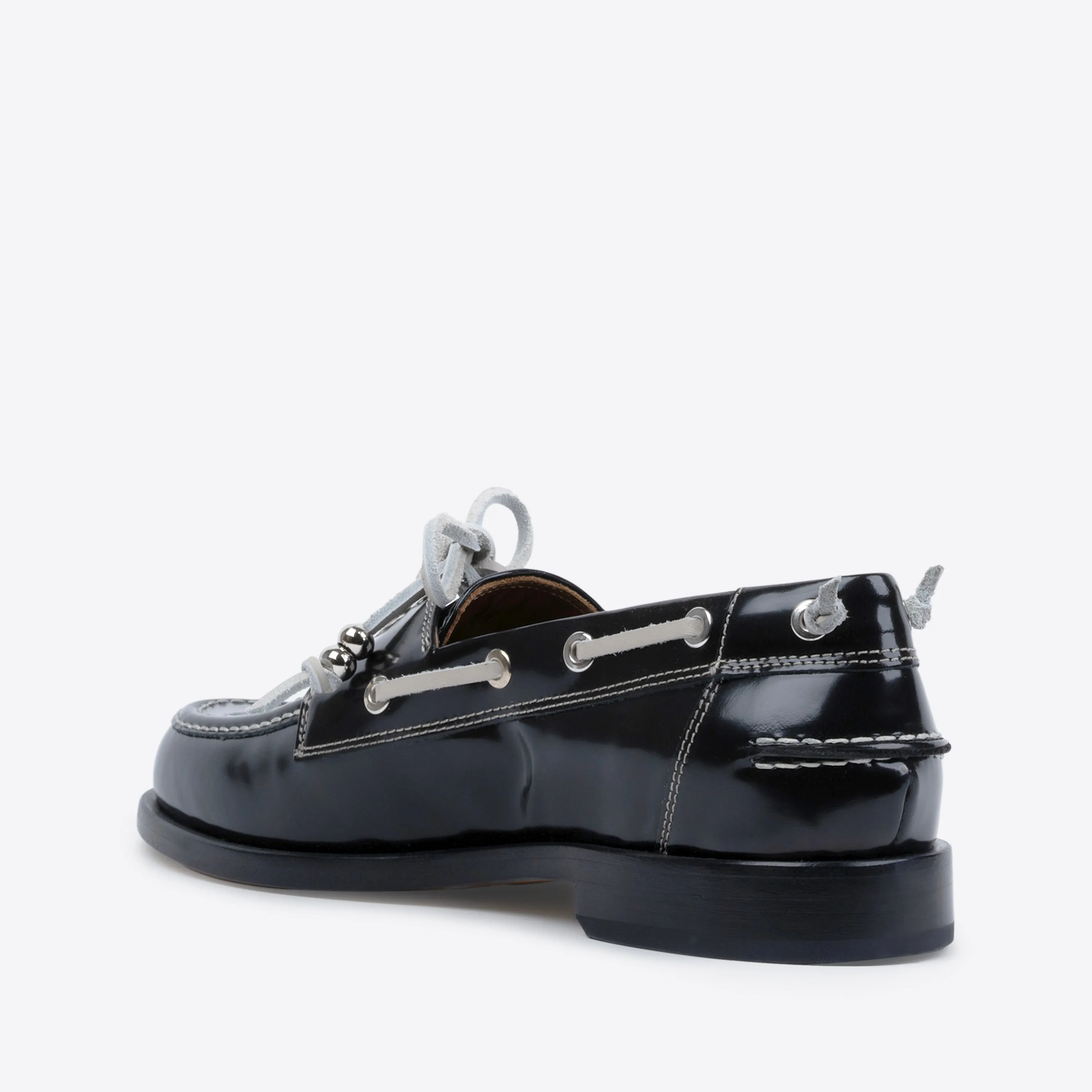 Nelson Boat Shoe Black