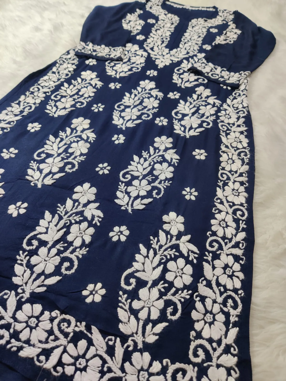 Noorie Premium Straight Chikankari Kurti