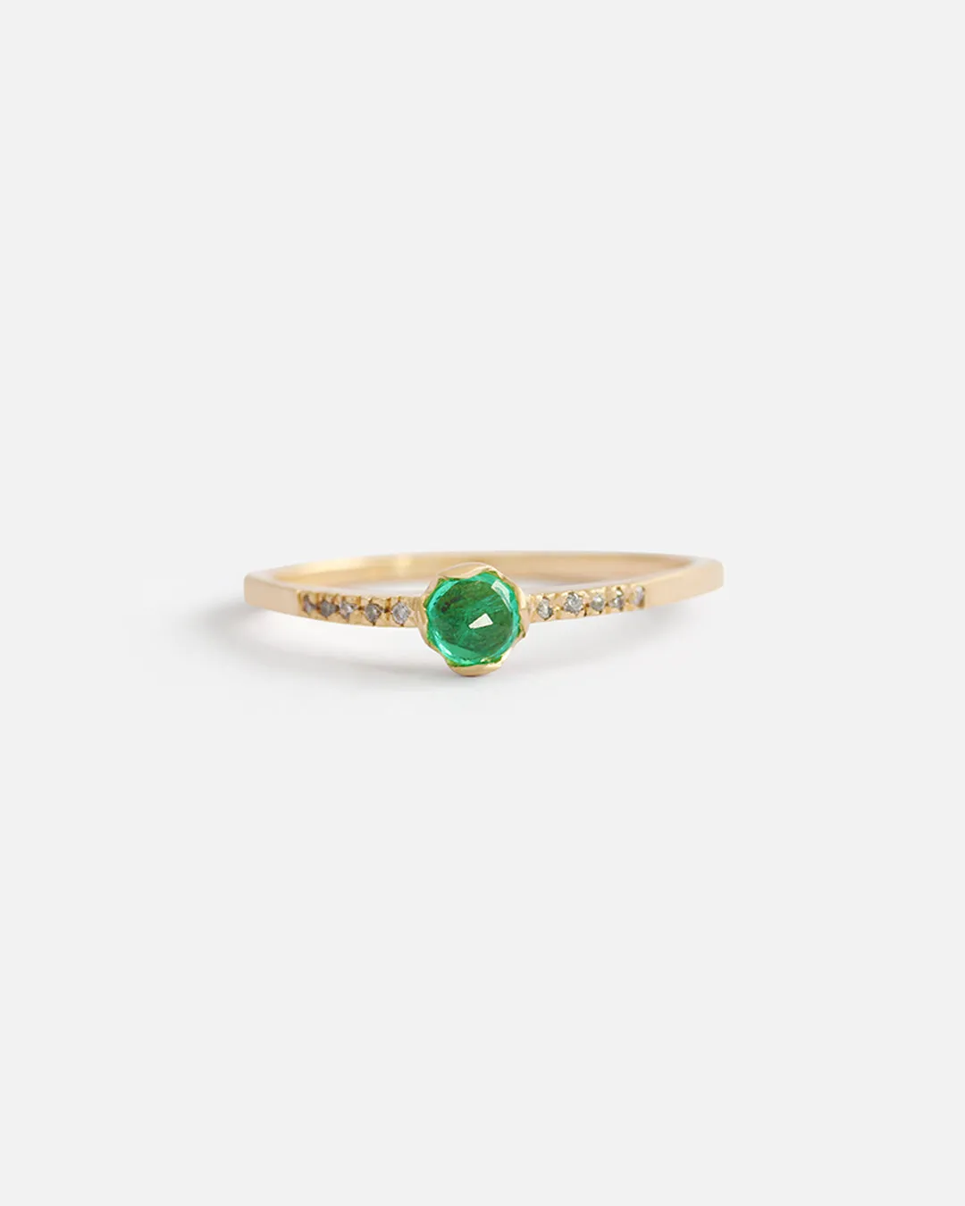 Pave / 3mm Emerald