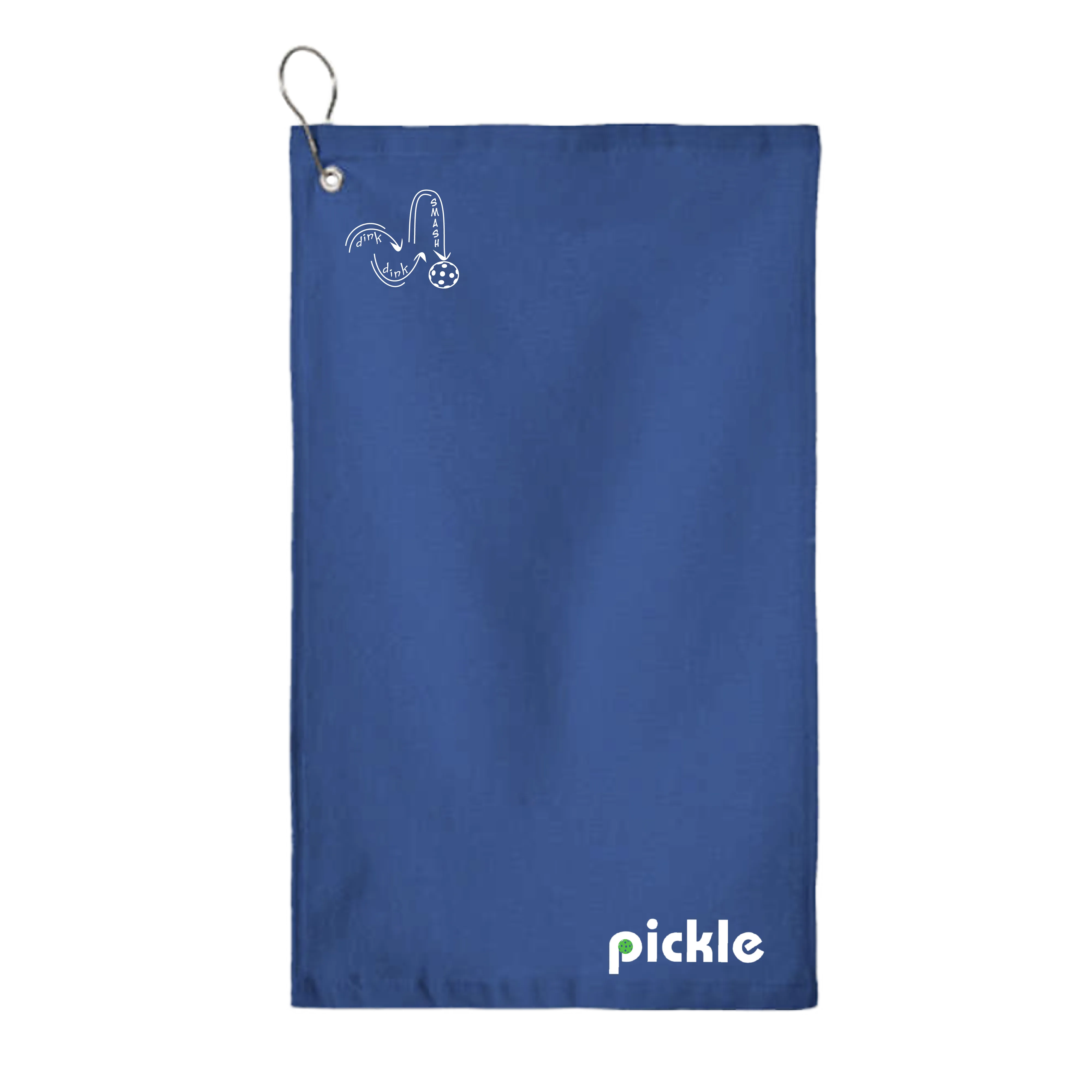 Pickle | Pickleball Court Towels | Grommeted 100% Cotton Terry Velour