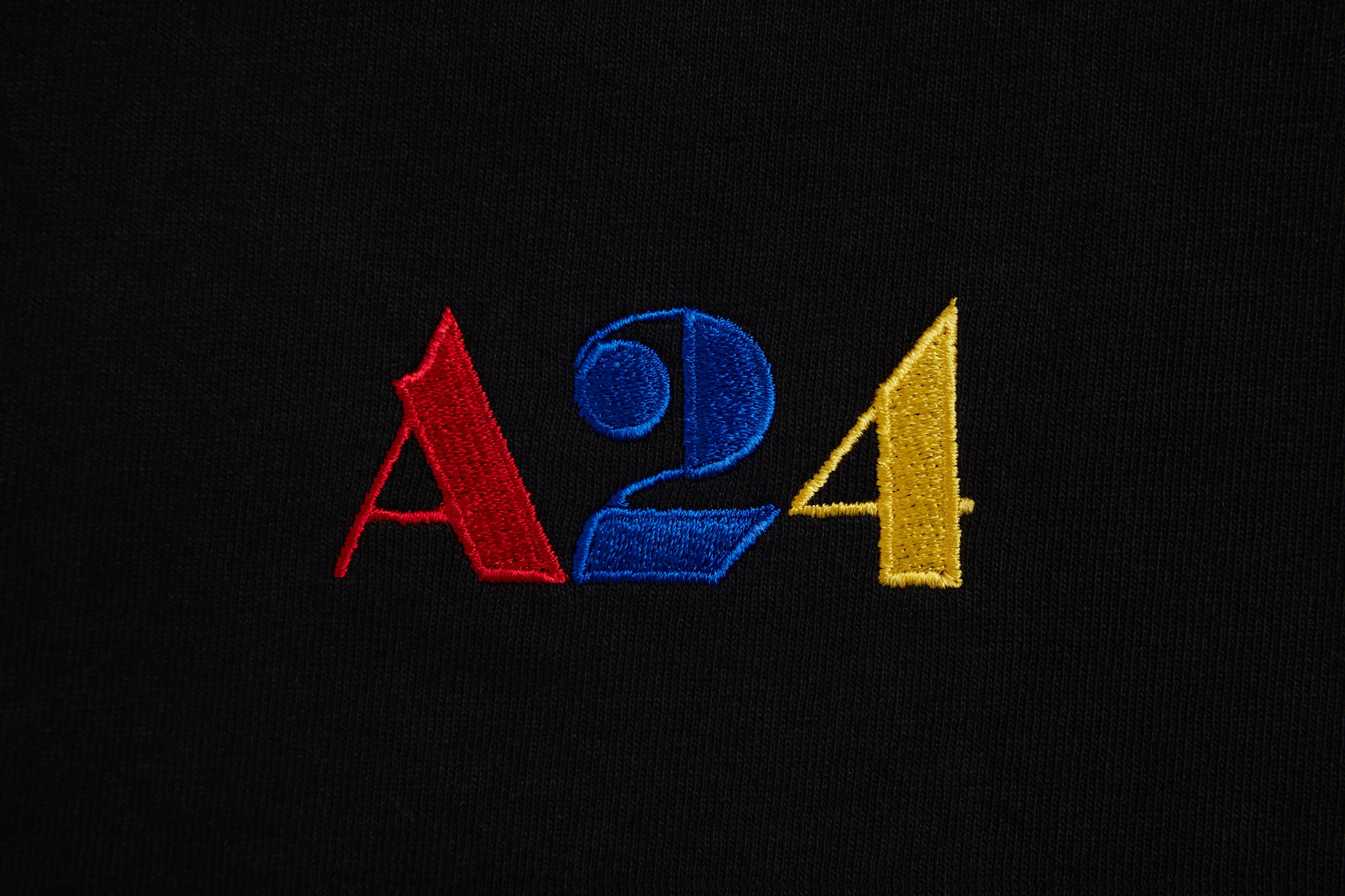 Primary Color Embroidered Logo Long Sleeve