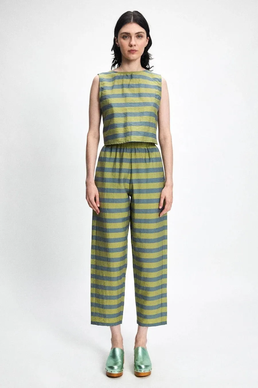 RITA ROW - KRONK STRIPED PANTS - GREEN