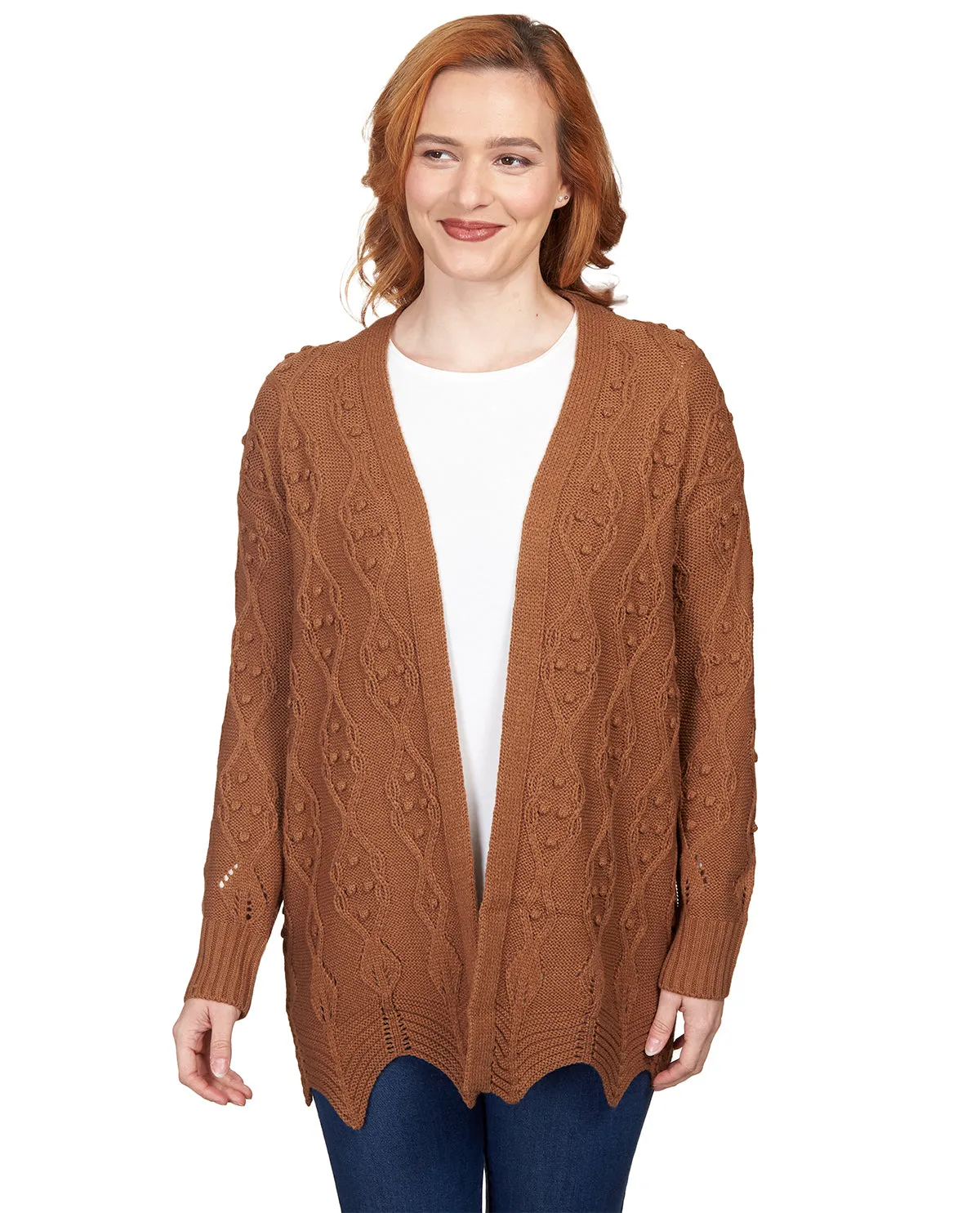 Ruby Road Must Haves II Bobble Cardigan Sweater