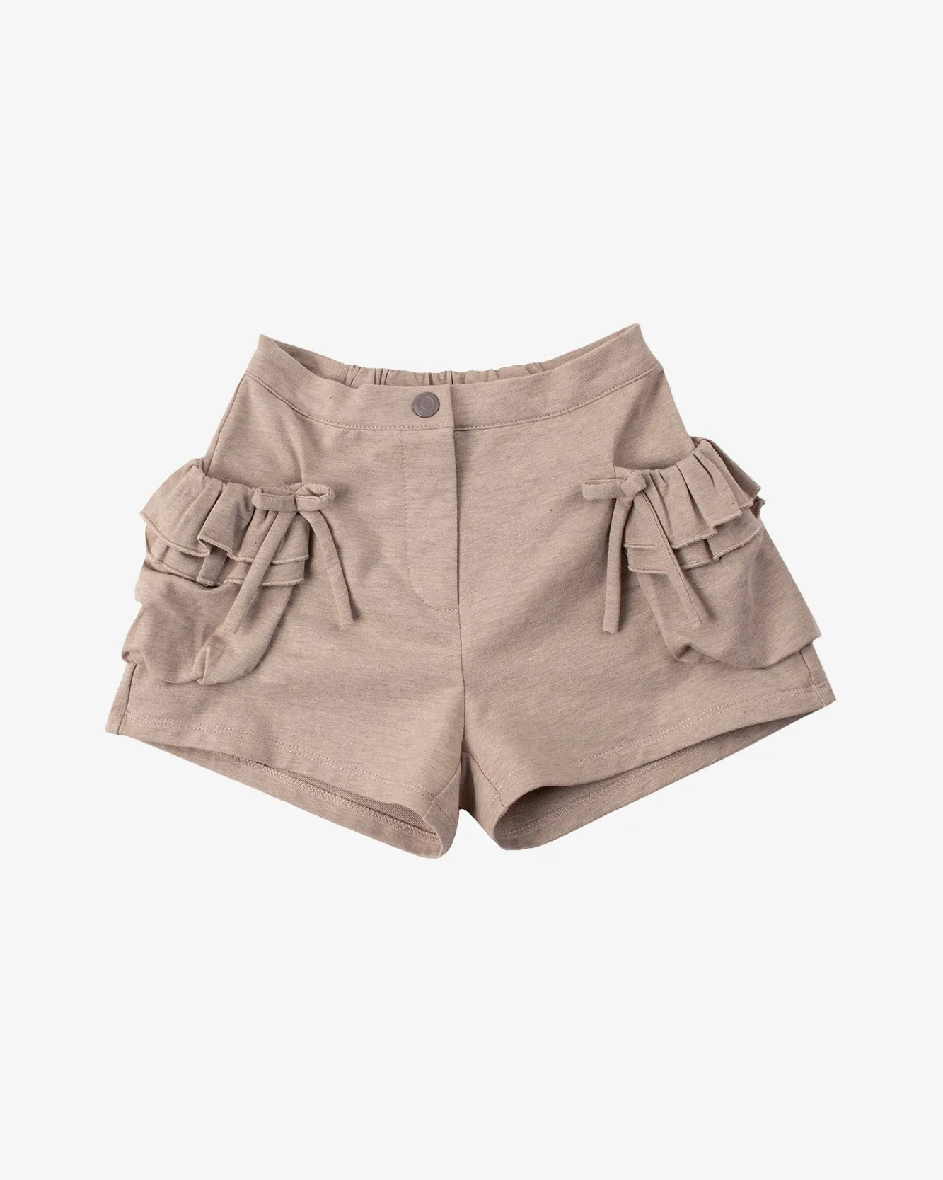 Ruffle Pouch Shorts