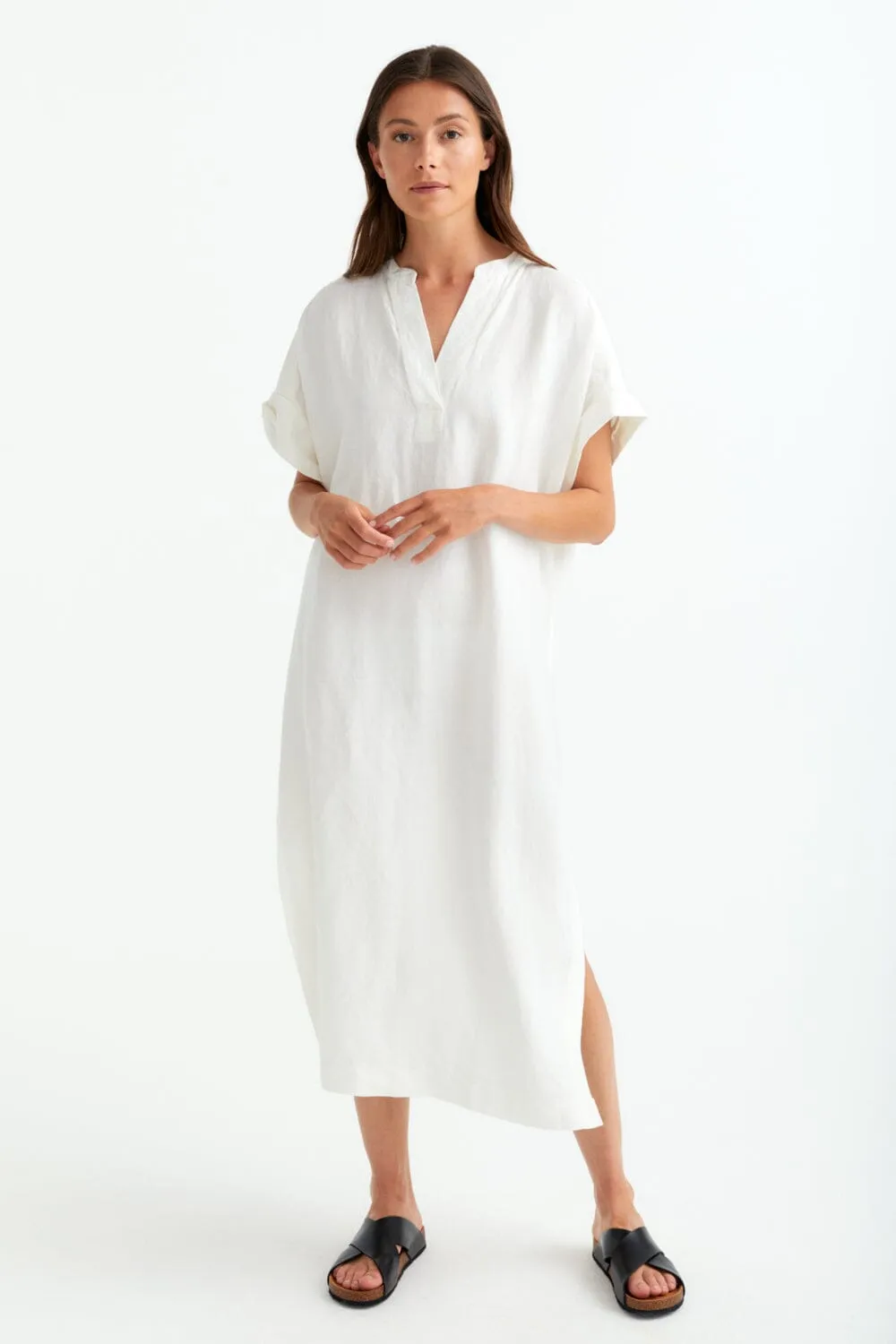 Short sleeve kaftan dress