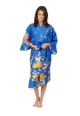 Spring Poem Cotton Kimono - New Larger Size