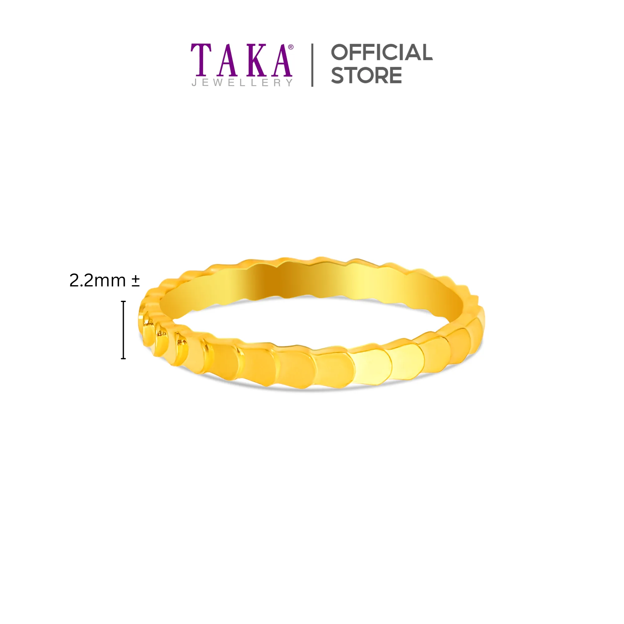 TAKA Jewellery 999 Pure Gold 5G Ring