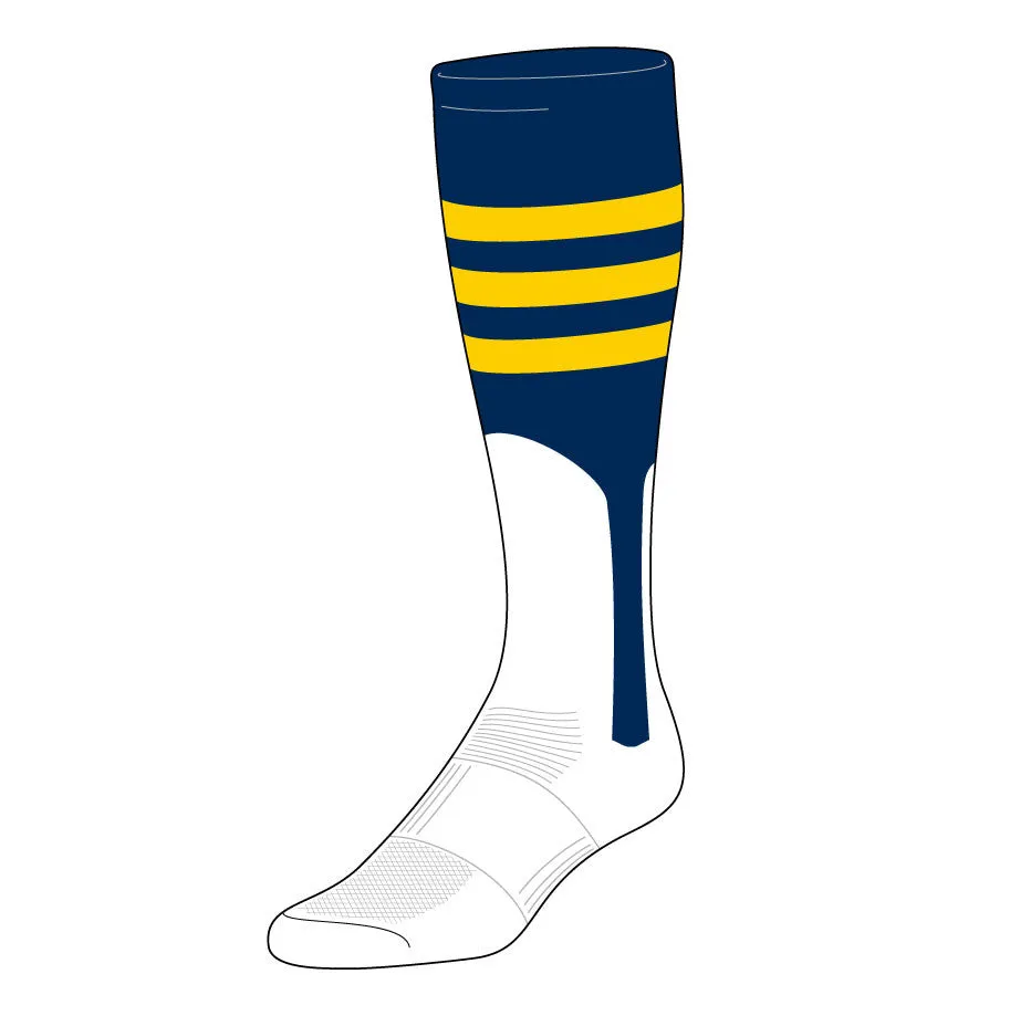 Triple-Stripe Stirrup Sock (BPX-B)