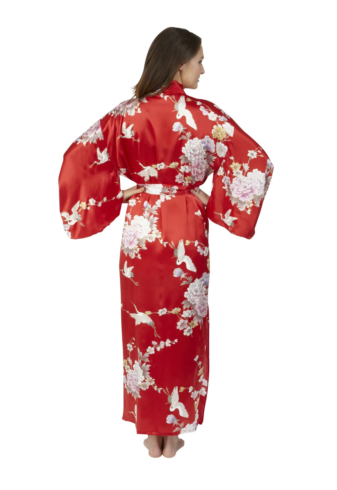 Tsuru Long Silk Kimono