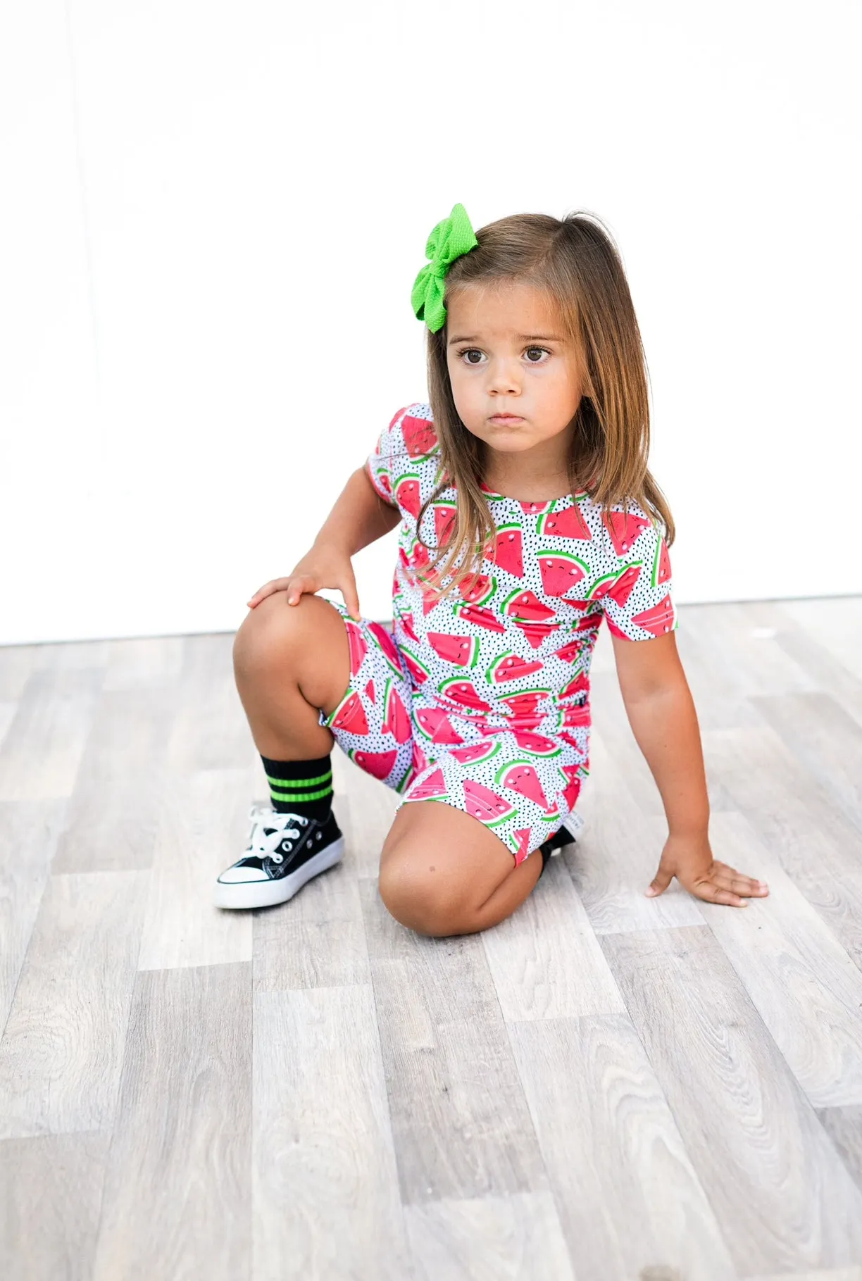 TWO PIECE SHORTIE SET- Kawaii Watermelon