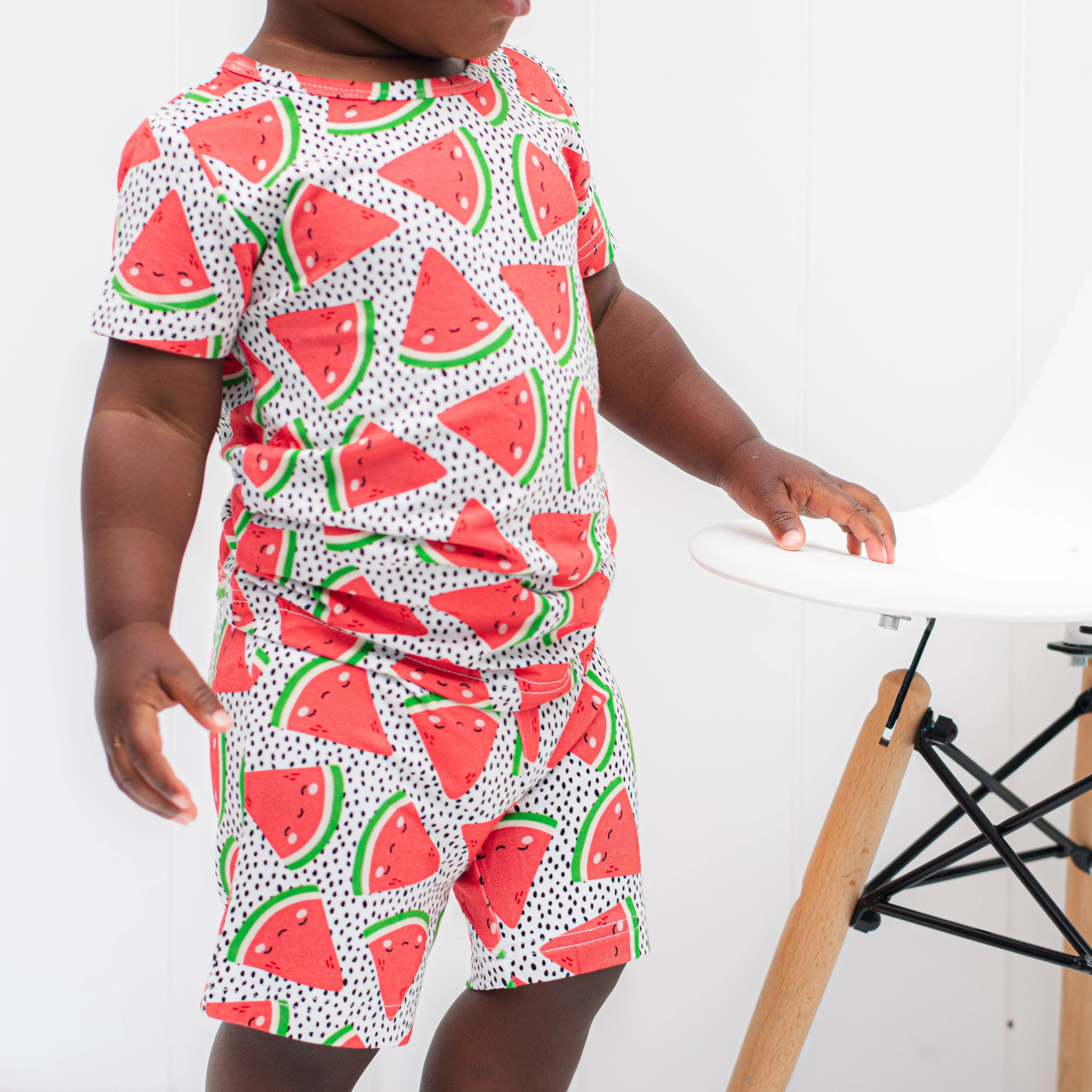 TWO PIECE SHORTIE SET- Kawaii Watermelon